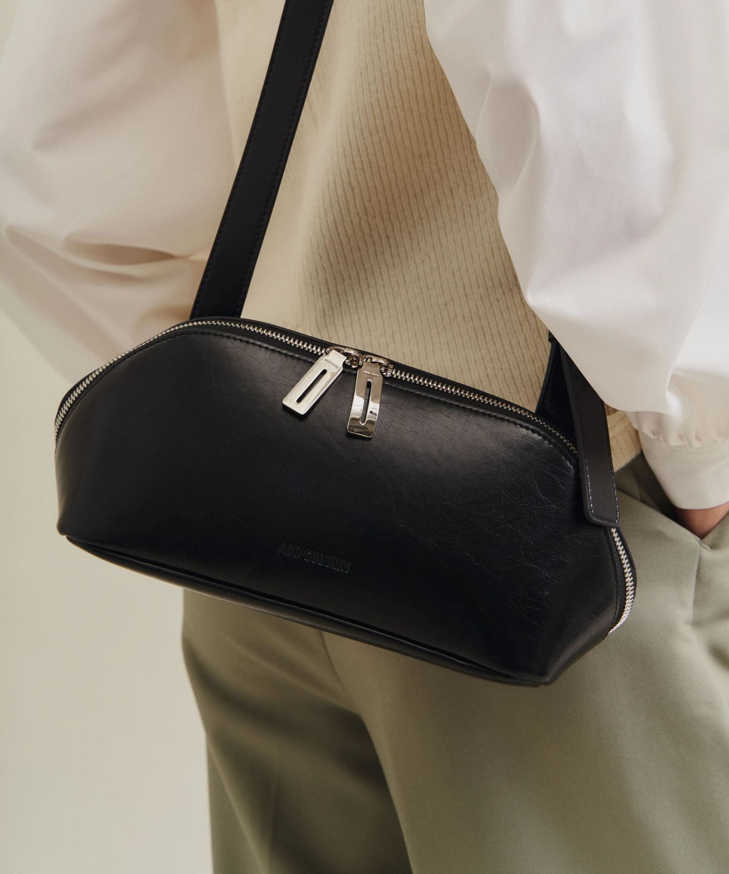 ADD CULUMN　FIGRE BODYBAG BLACK -
