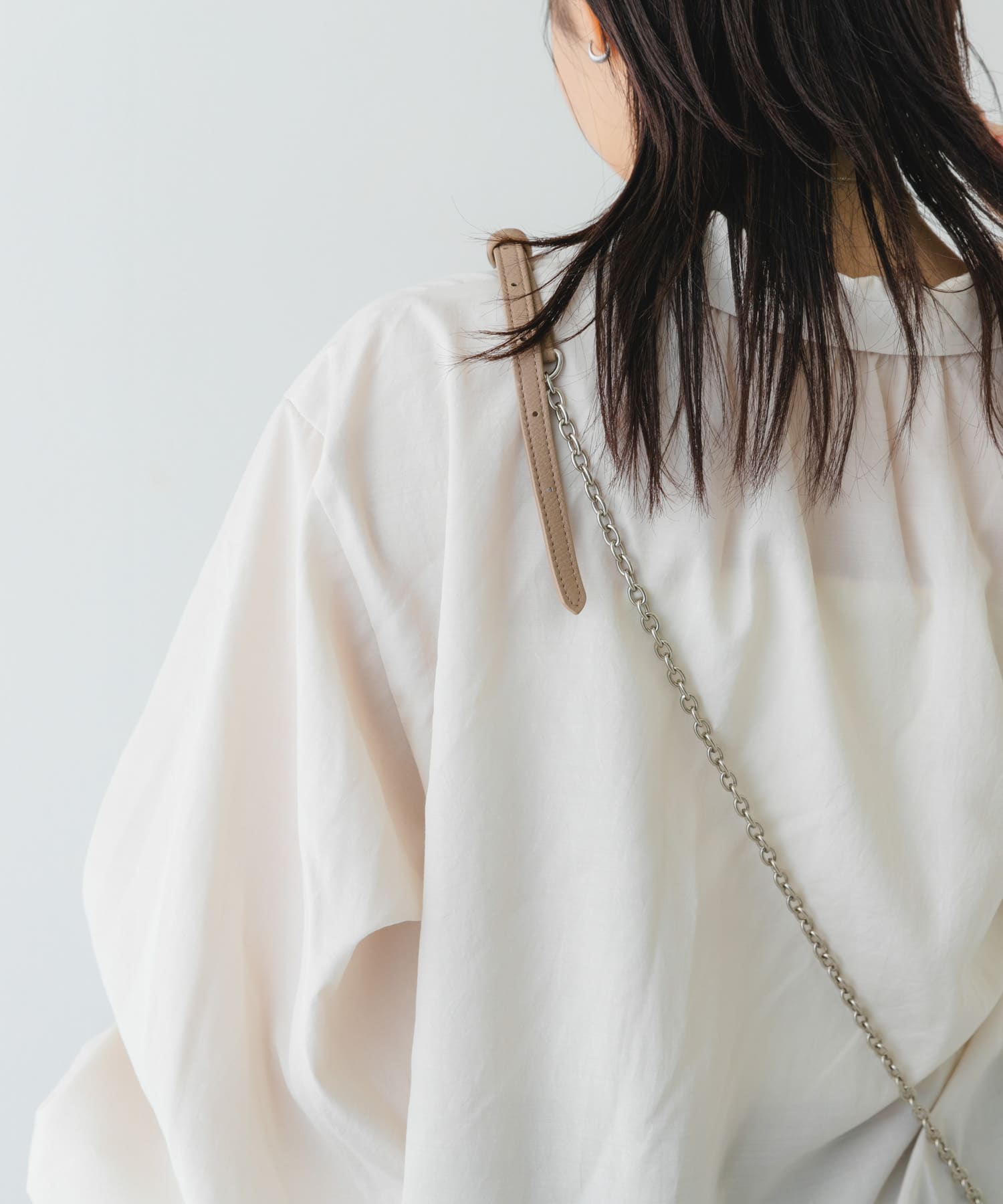 『別注』BEAURE×RODESKO　レザーコンビモバイルストラップ BEIGE one