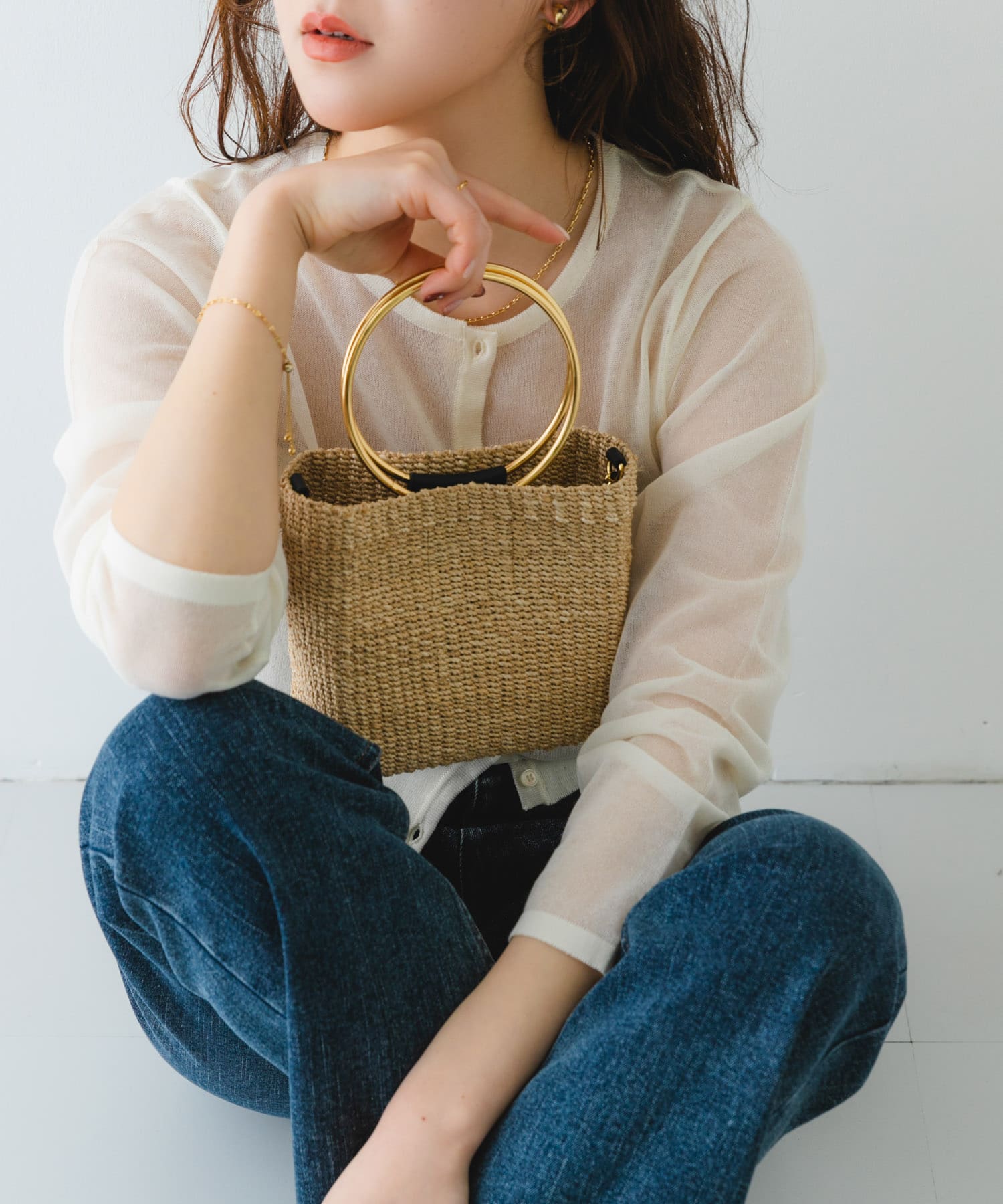 COTTO　リング雑材バッグ