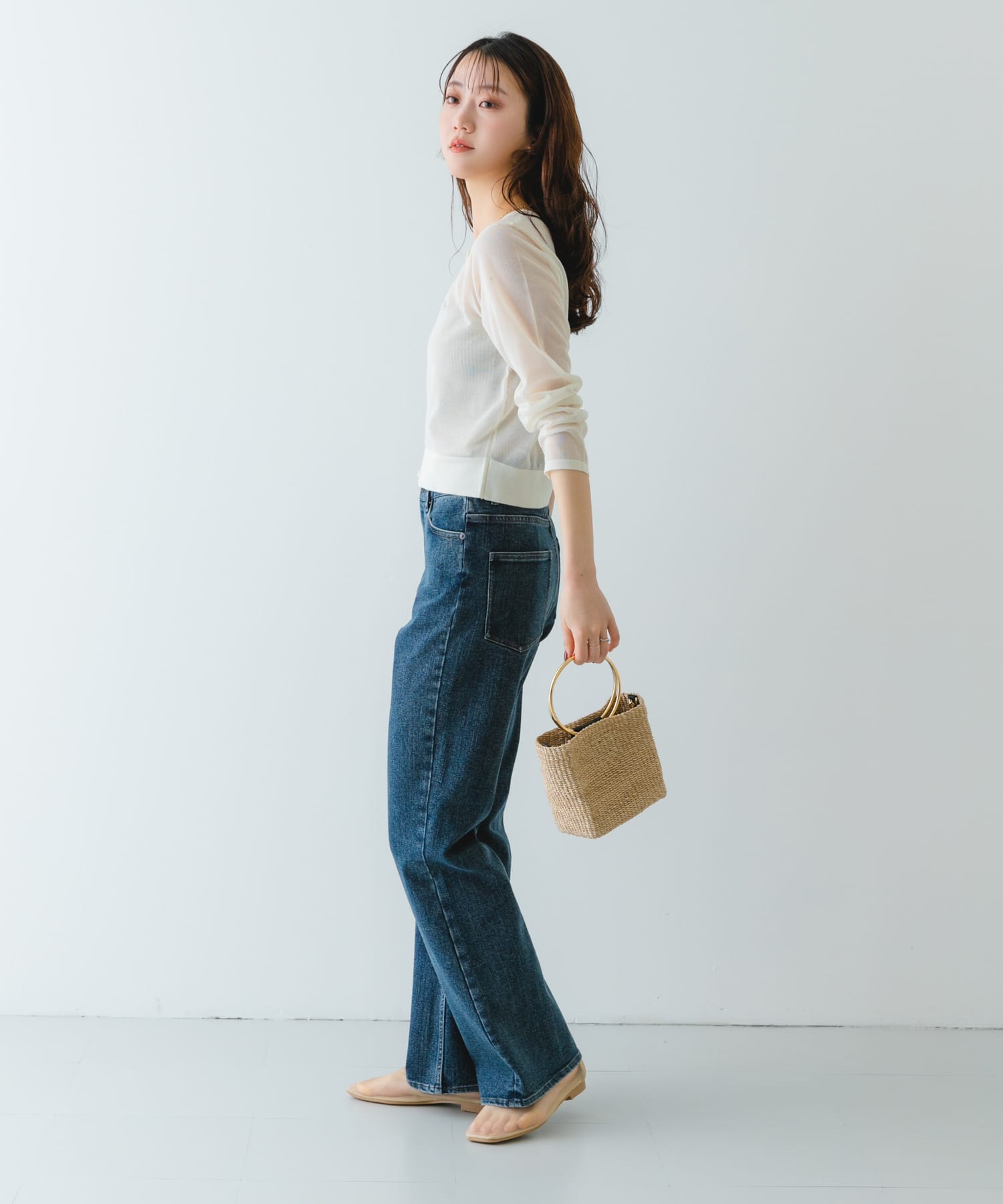 COTTO　リング雑材バッグ NATURAL -