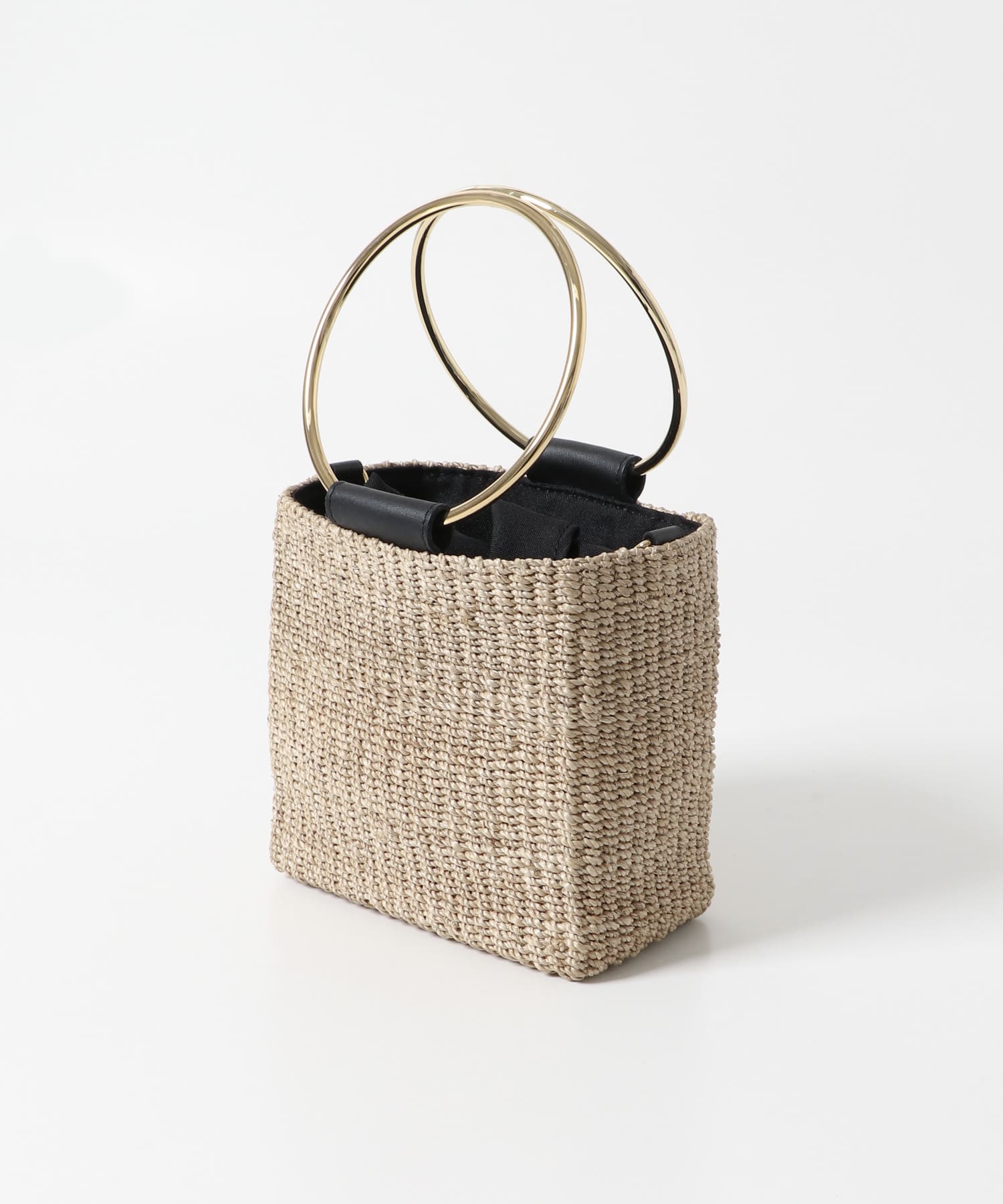 COTTO　リング雑材バッグ NATURAL -