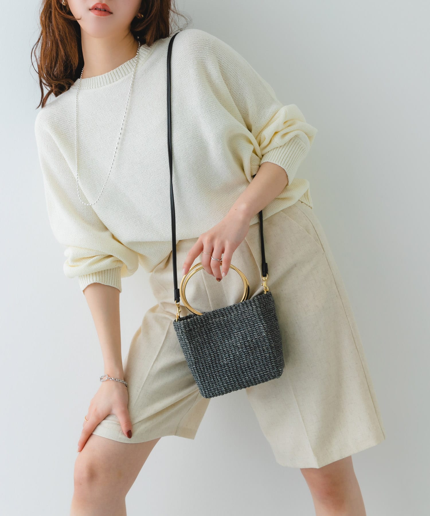 COTTO　リング雑材バッグ GRAY -