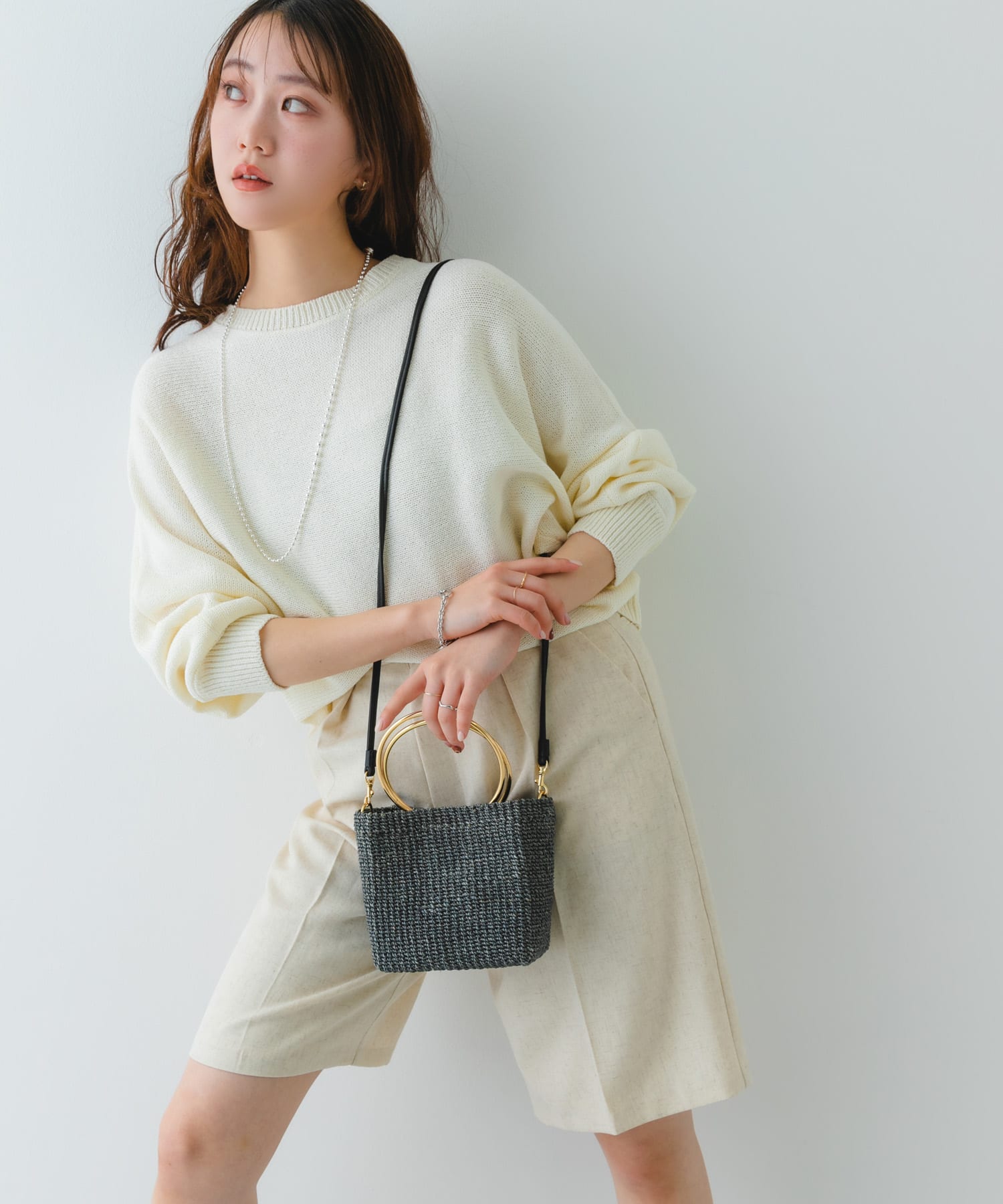 COTTO　リング雑材バッグ GRAY -