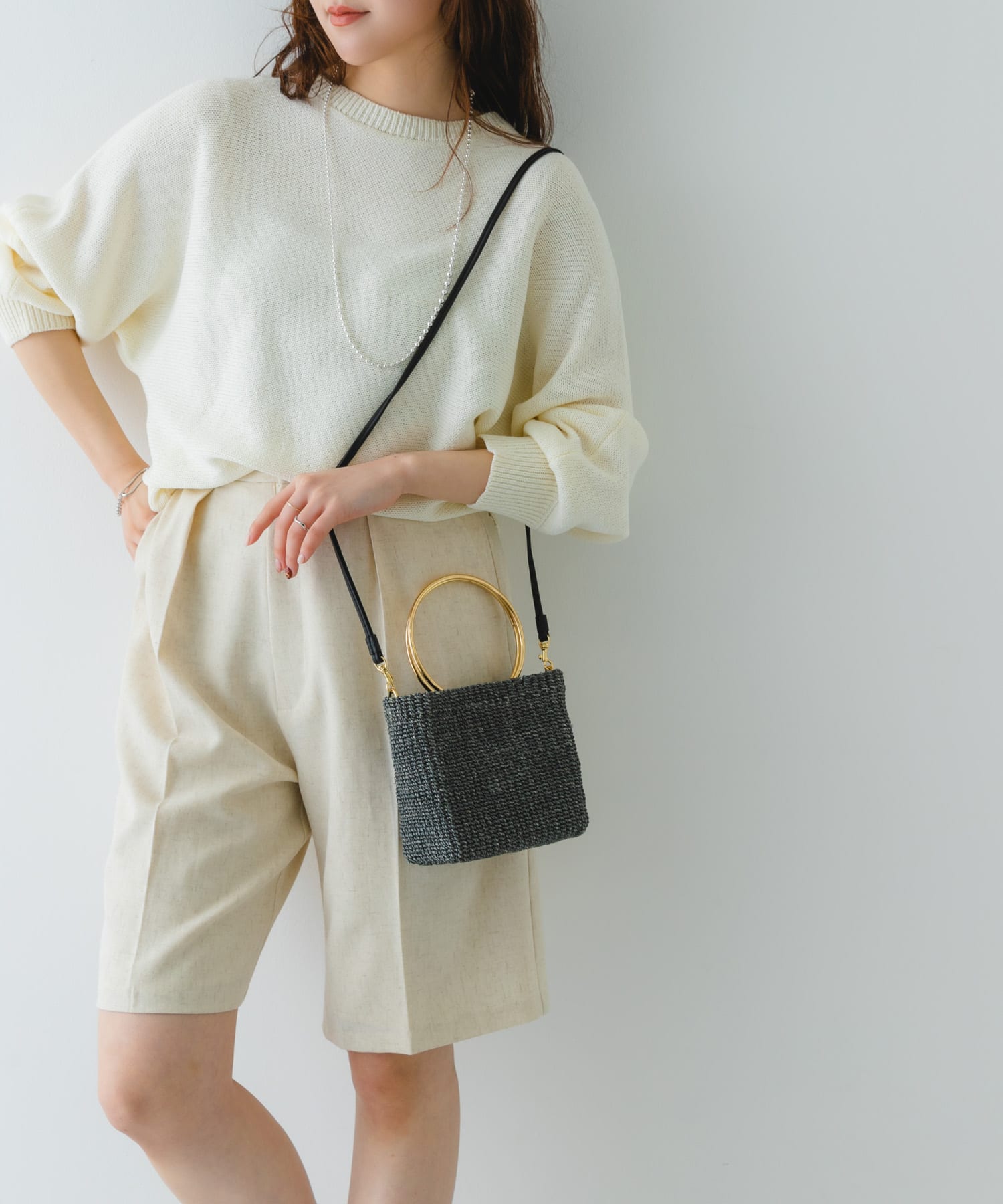COTTO　リング雑材バッグ GRAY -