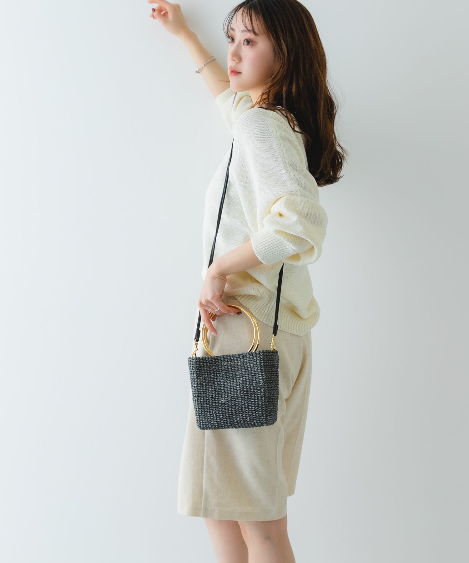 COTTO　リング雑材バッグ GRAY -