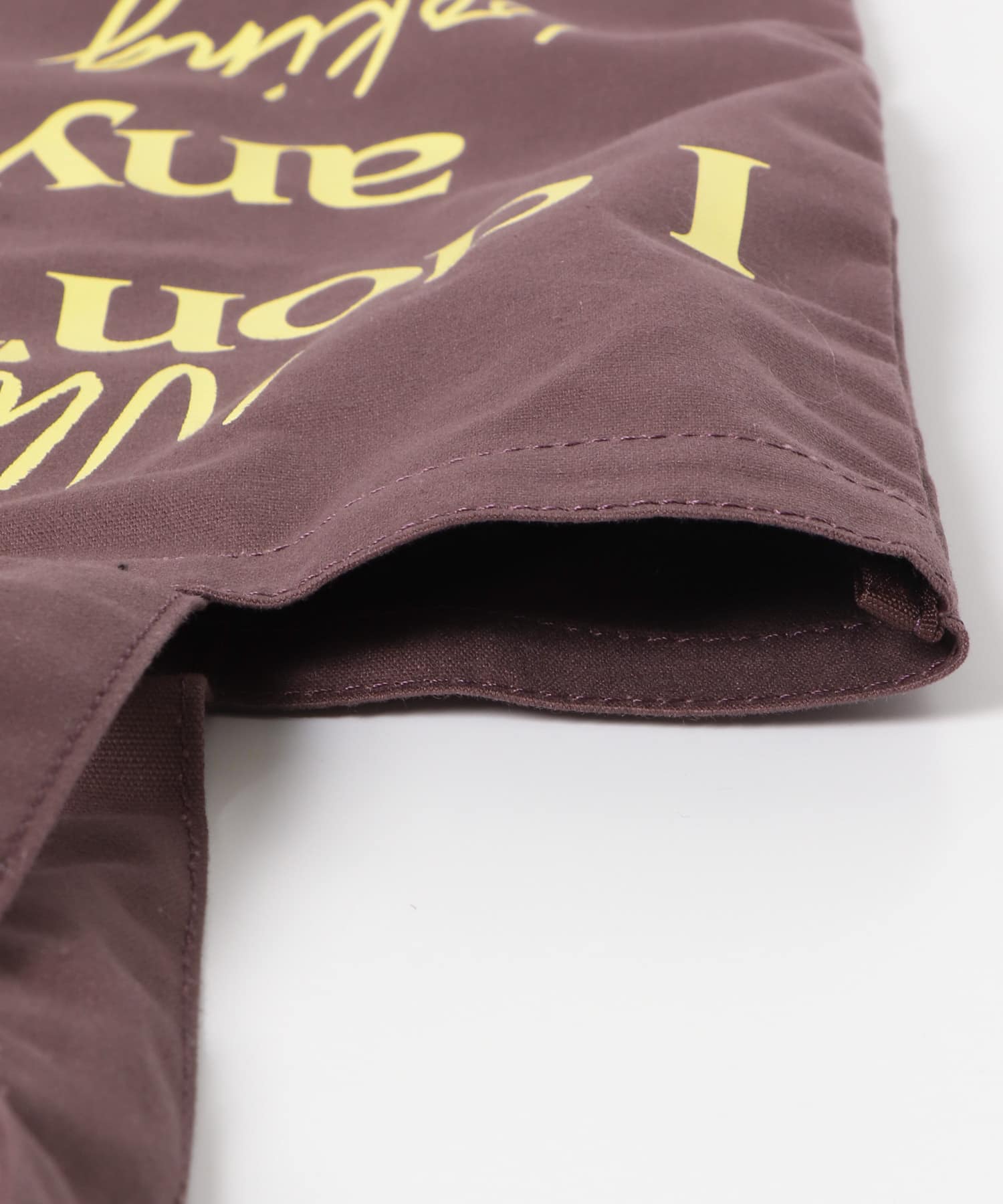 Pas De DANSE　Letter ToteBag BROWN -0