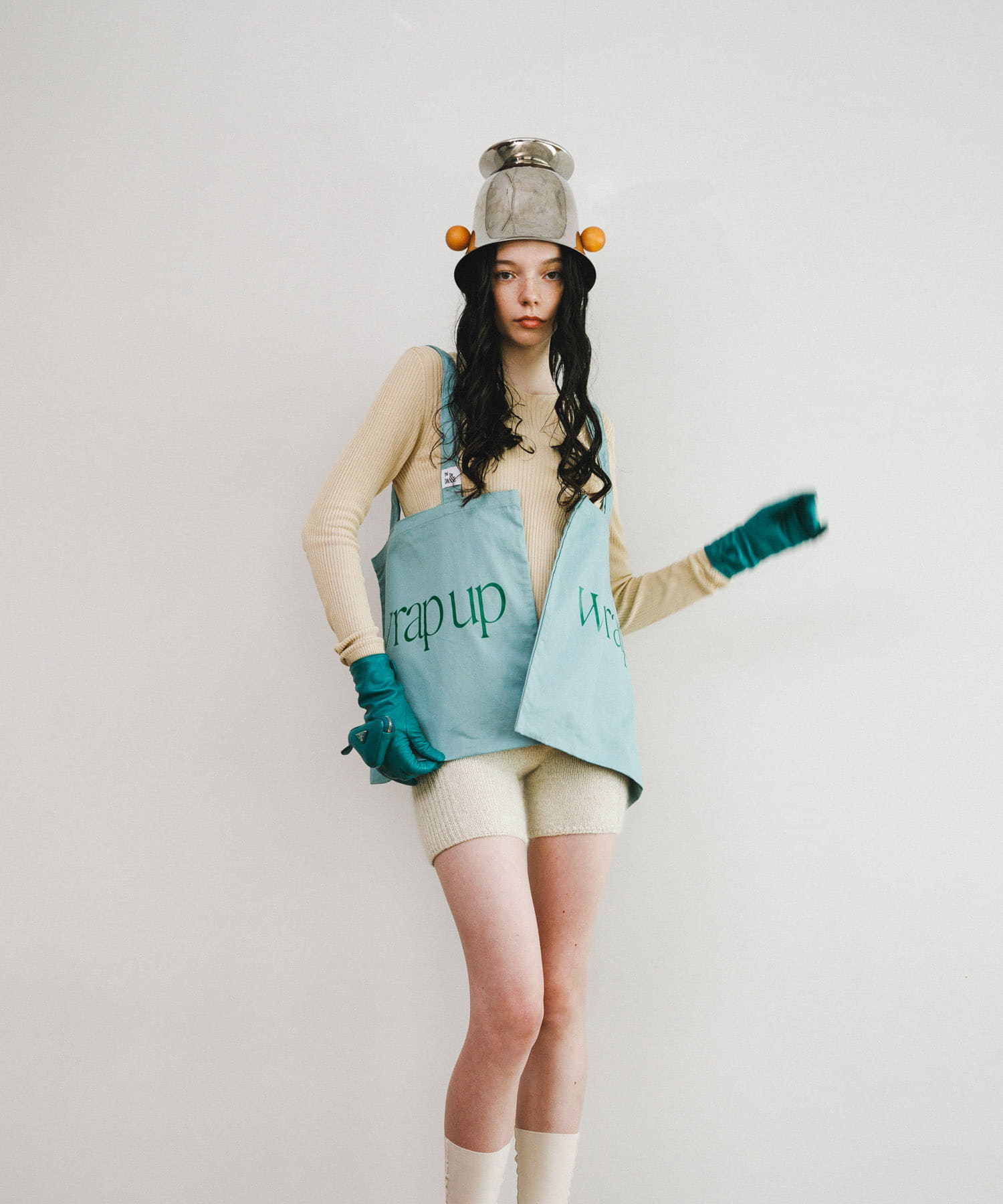 Pas De DANSE　Letter ToteBag MINT -0