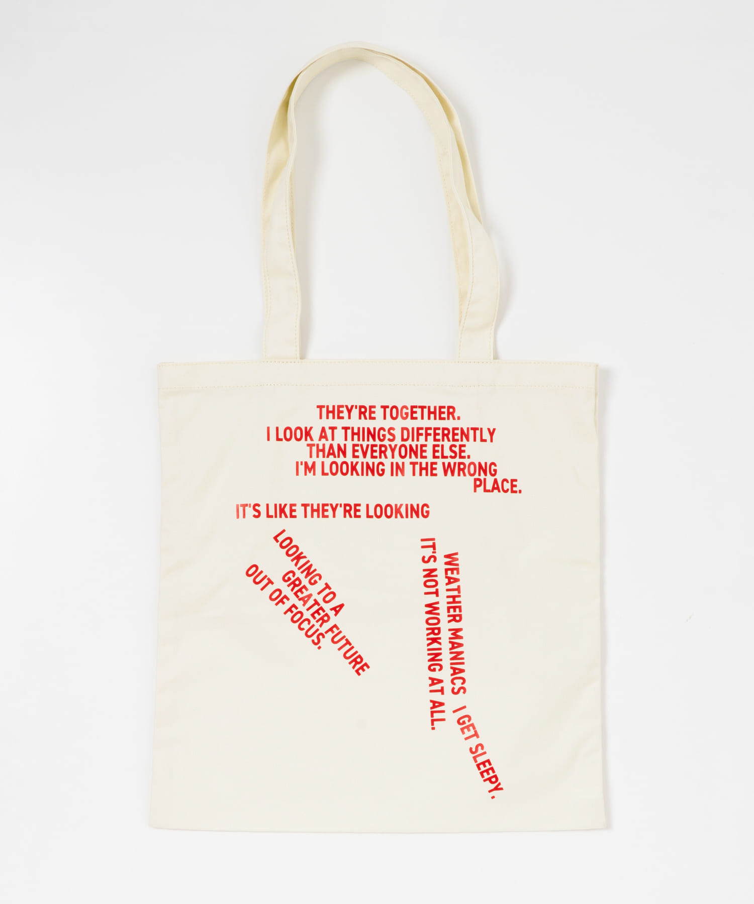 Pas De DANSE　Letter ToteBag OFF -0