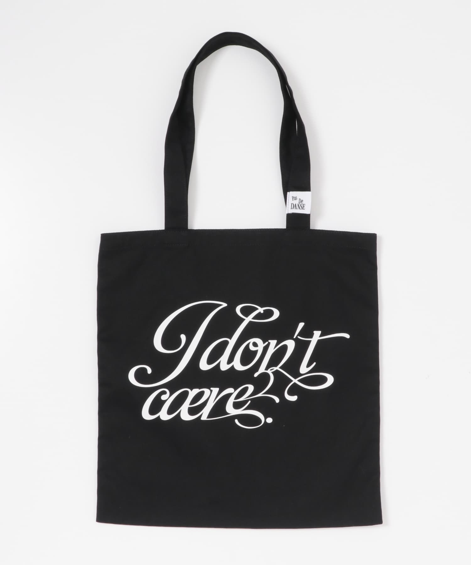 Pas De DANSE　Letter ToteBag BLACK -0