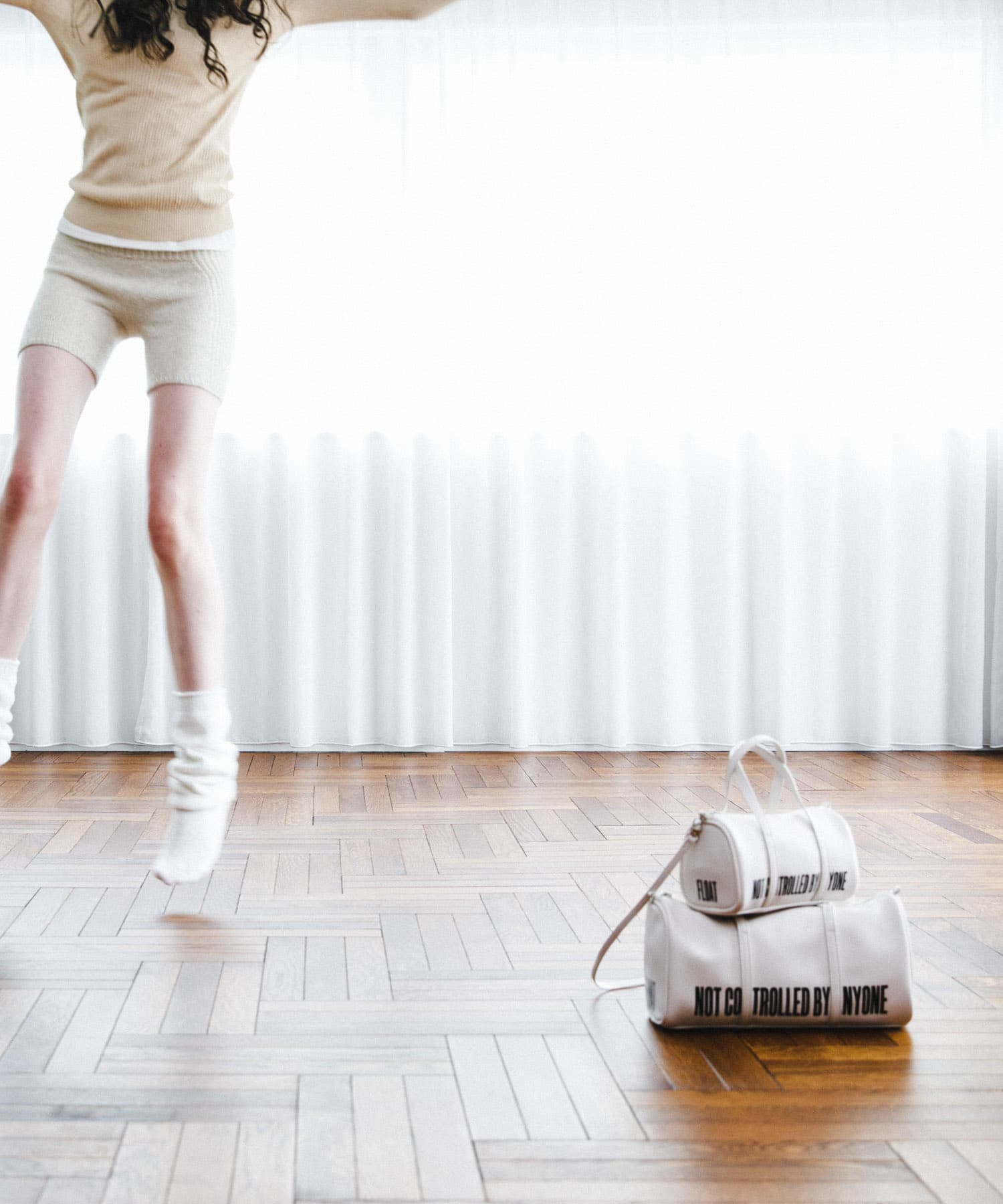 Pas De DANSE　Letter Boston mini OFF -0