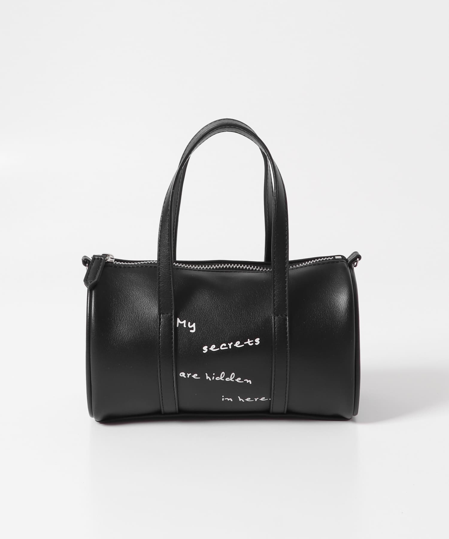 Pas De DANSE　Letter Boston mini BLACK -0
