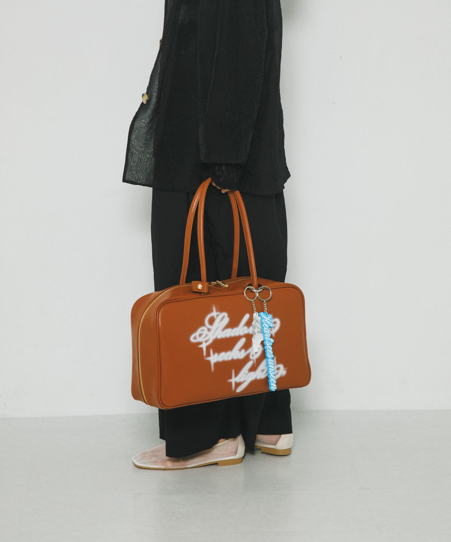 Pas De DANSE　Eclipse Bag large CAMEL -0