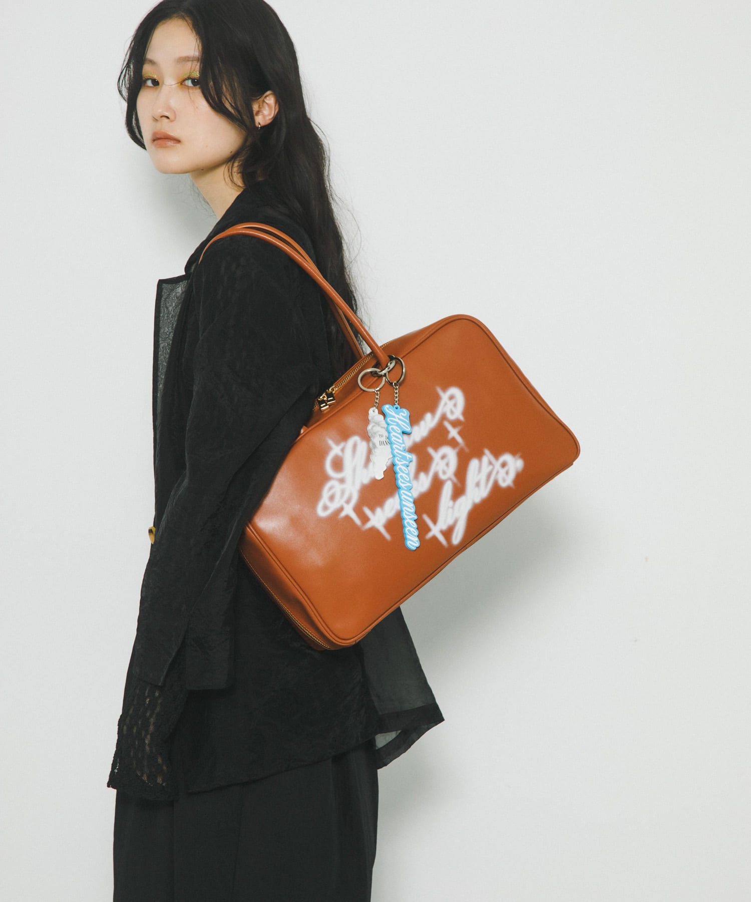 Pas De DANSE　Eclipse Bag large CAMEL -0