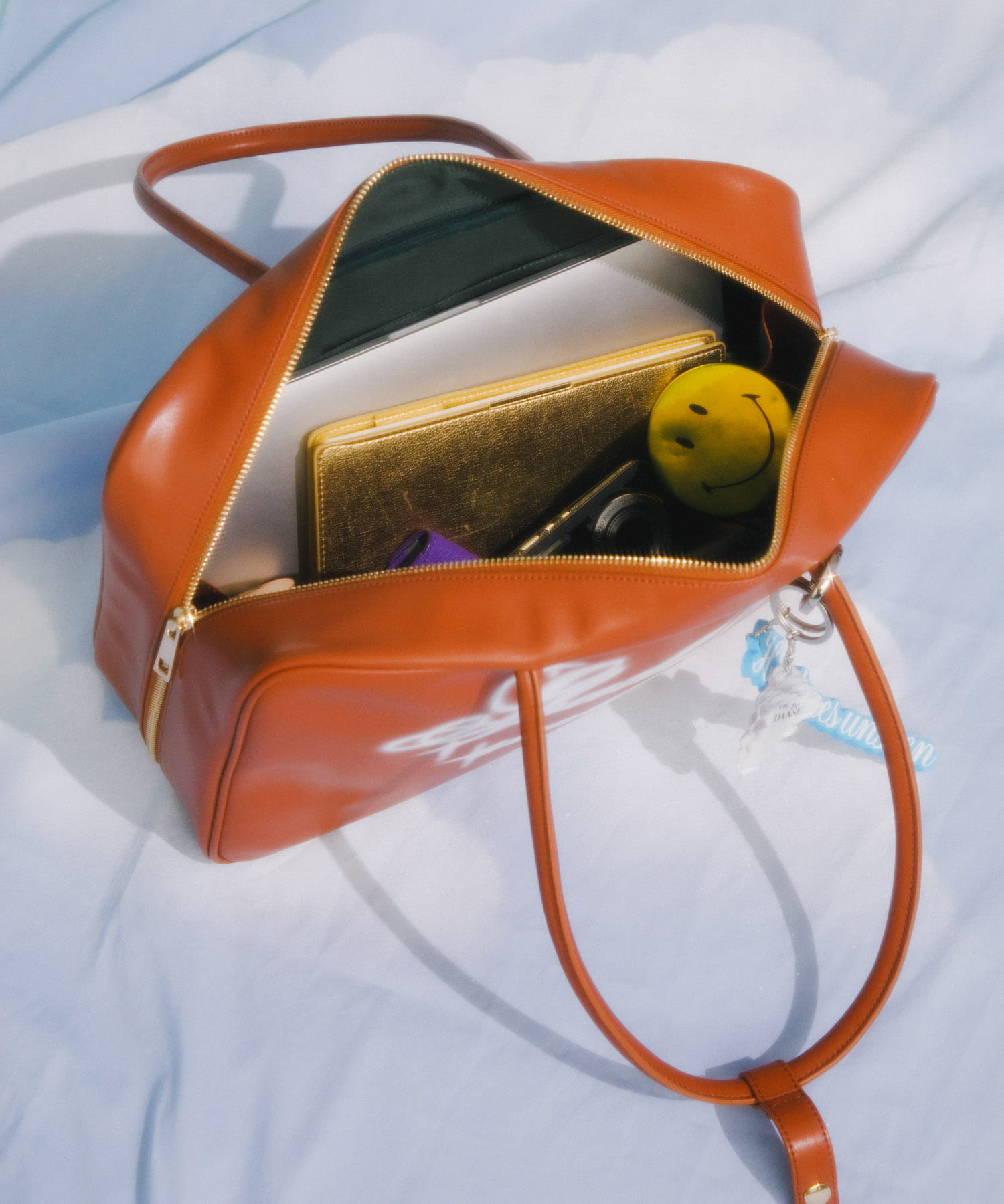 Pas De DANSE　Eclipse Bag large CAMEL -0