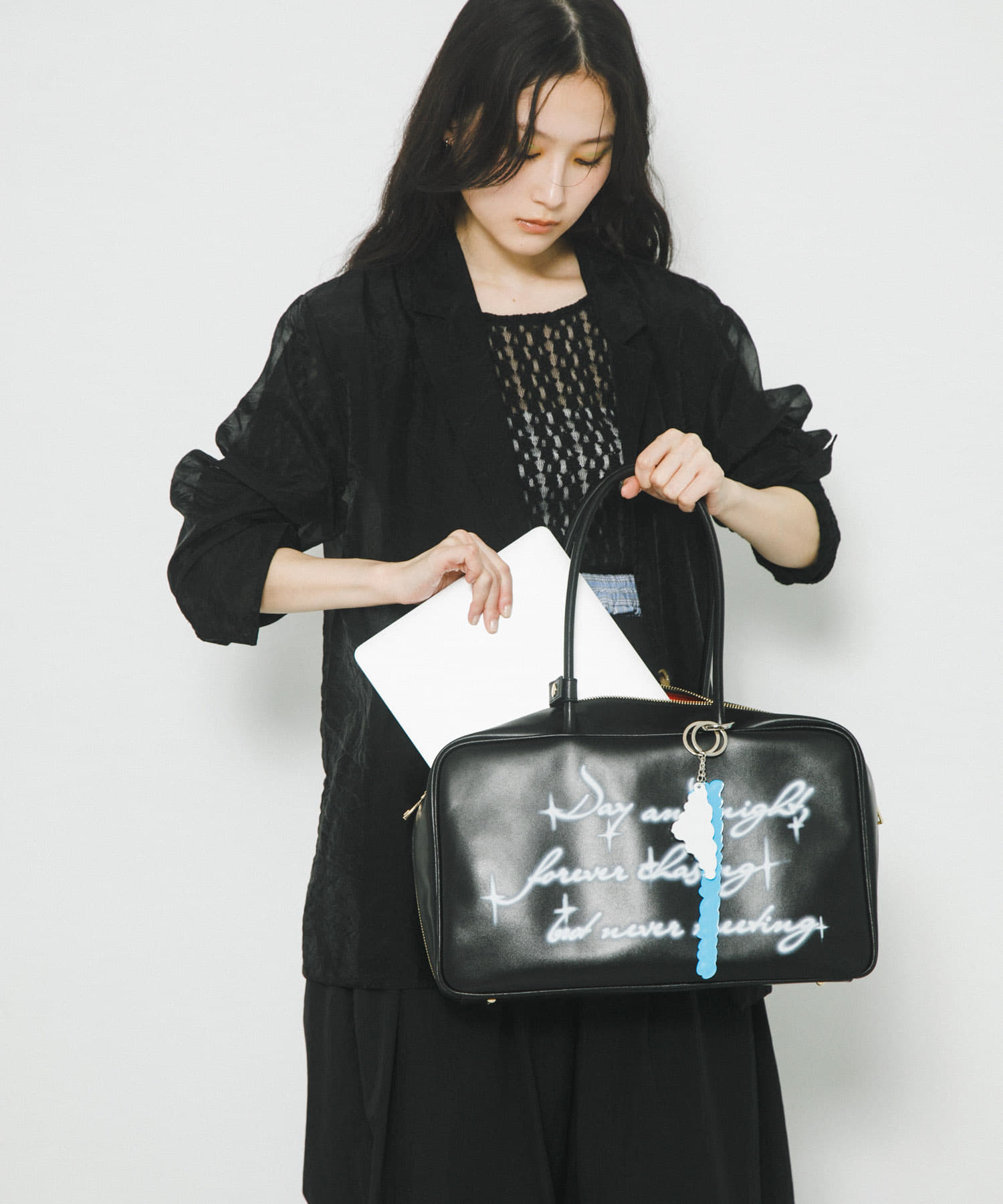 Pas De DANSE　Eclipse Bag large BLACK -0