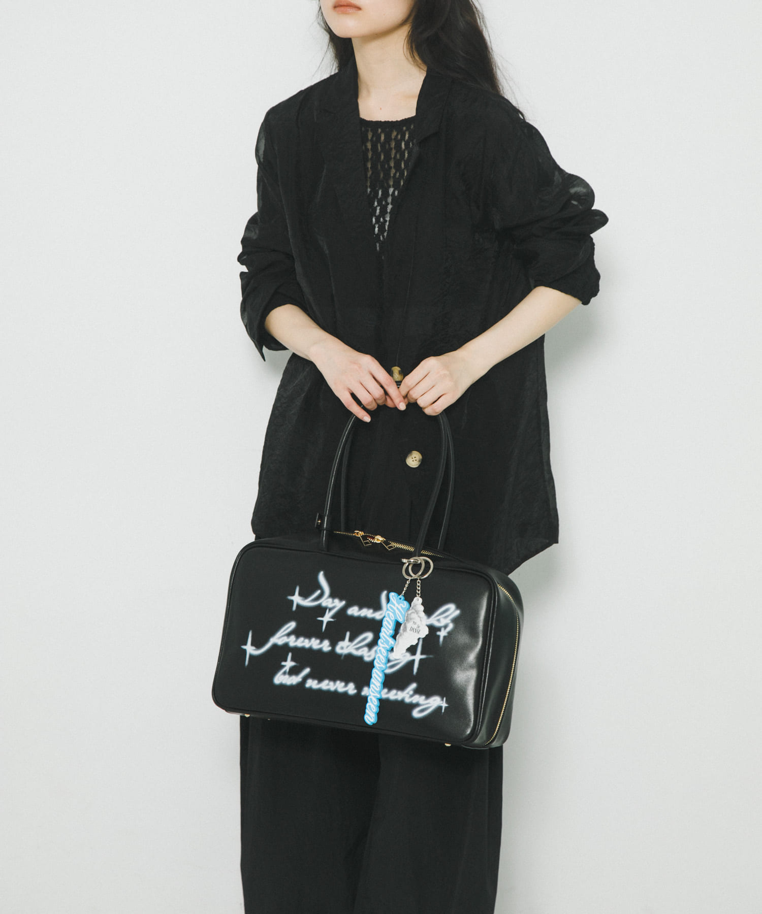 Pas De DANSE　Eclipse Bag large BLACK -0