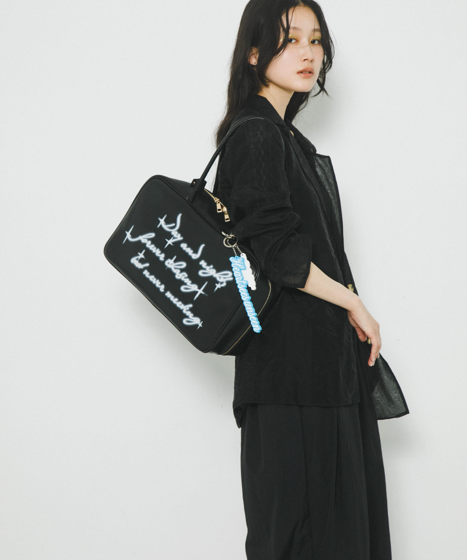 Pas De DANSE　Eclipse Bag large BLACK -0