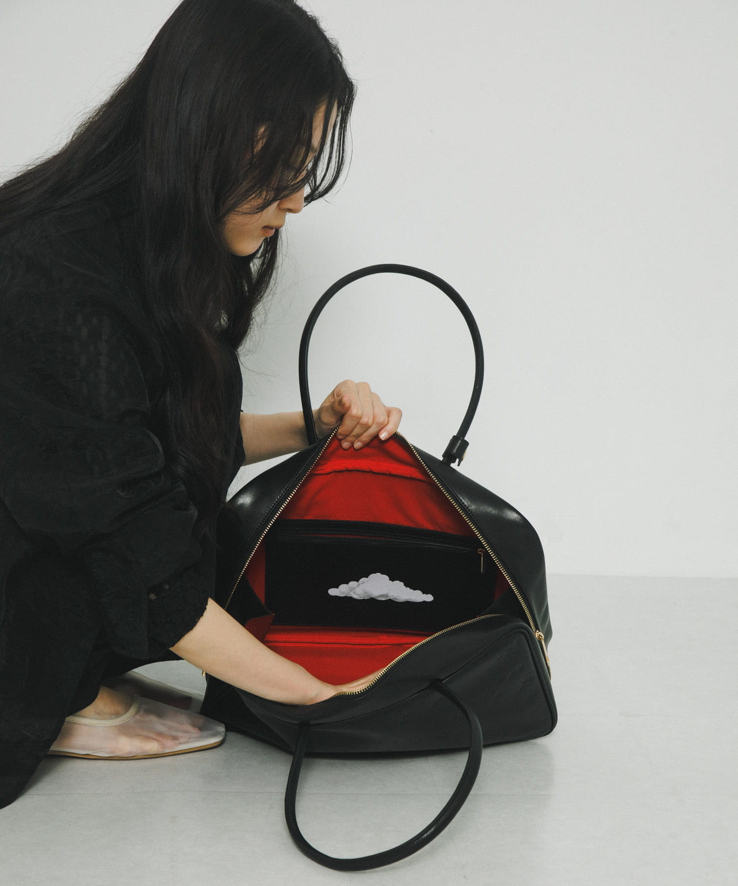 Pas De DANSE　Eclipse Bag large BLACK -0