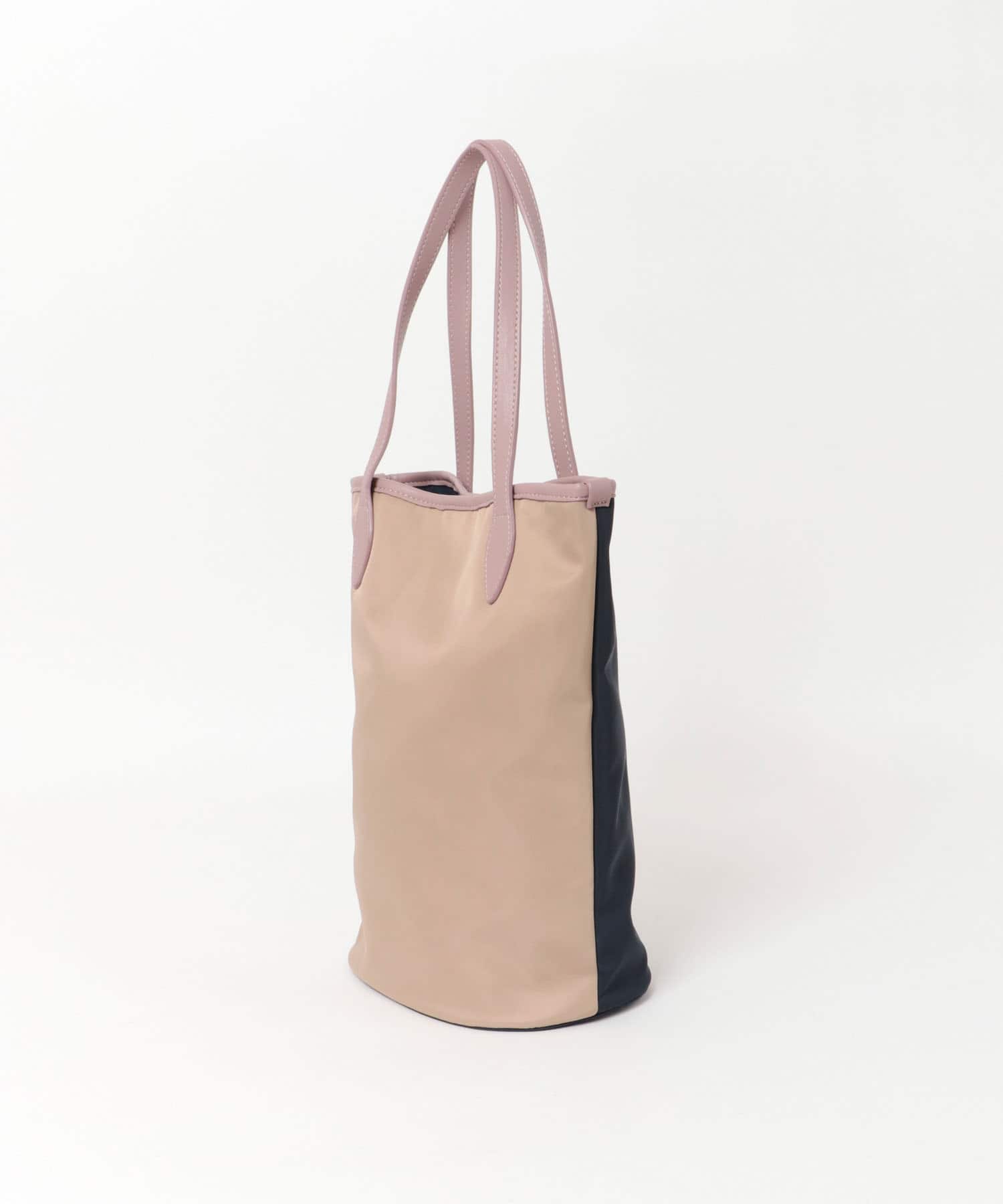 hun RODESKO　Two Tone 2トーン配色トートバッグ NAVYxMAUVE one