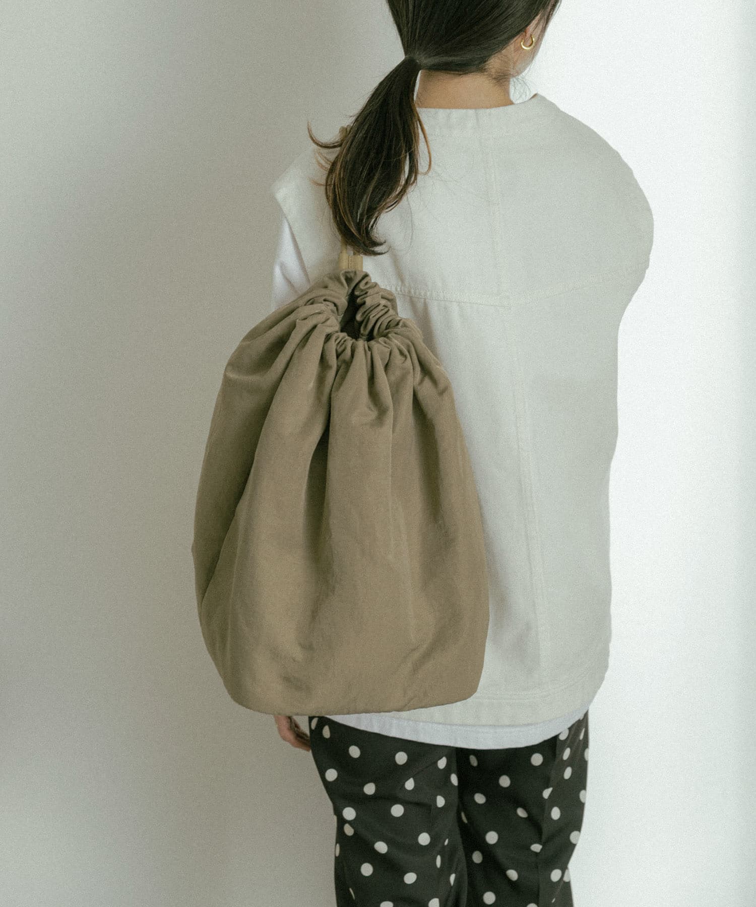 hun RODESKO　Bon Sac ワンショルダーボンサック L.KHAKI one