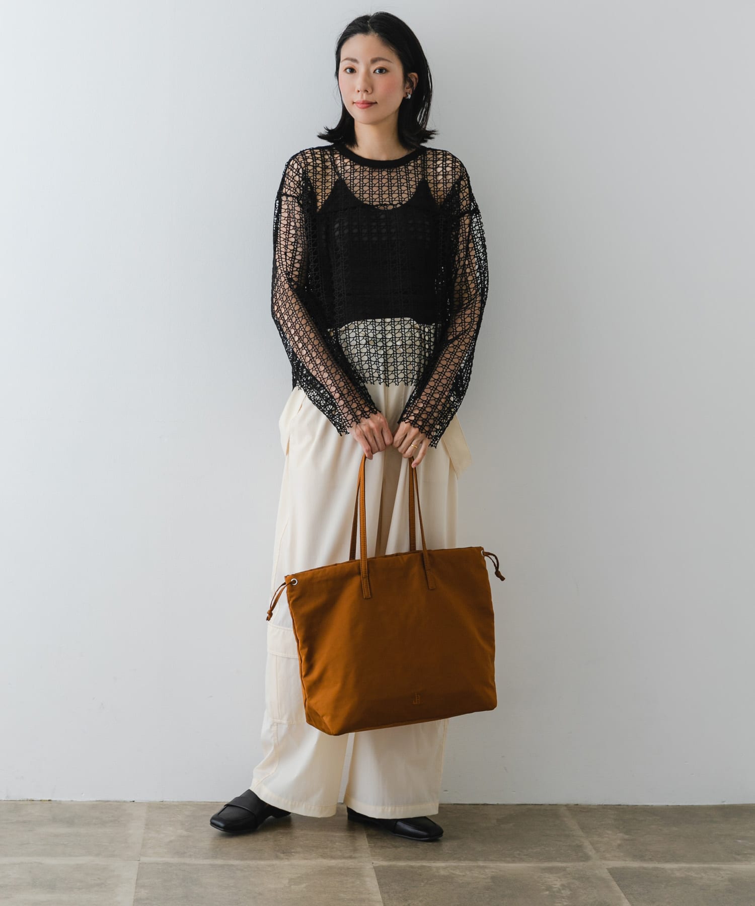 hun RODESKO　Purse tote GOLD BROWN one