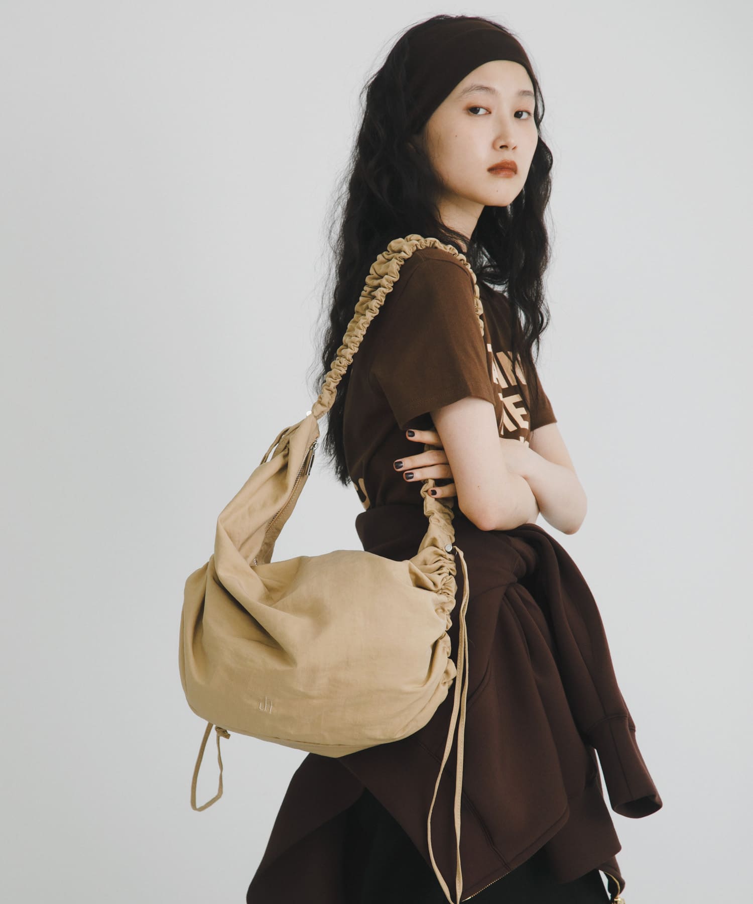 『Lsize』hun RODESKO　Gather big BEIGE one