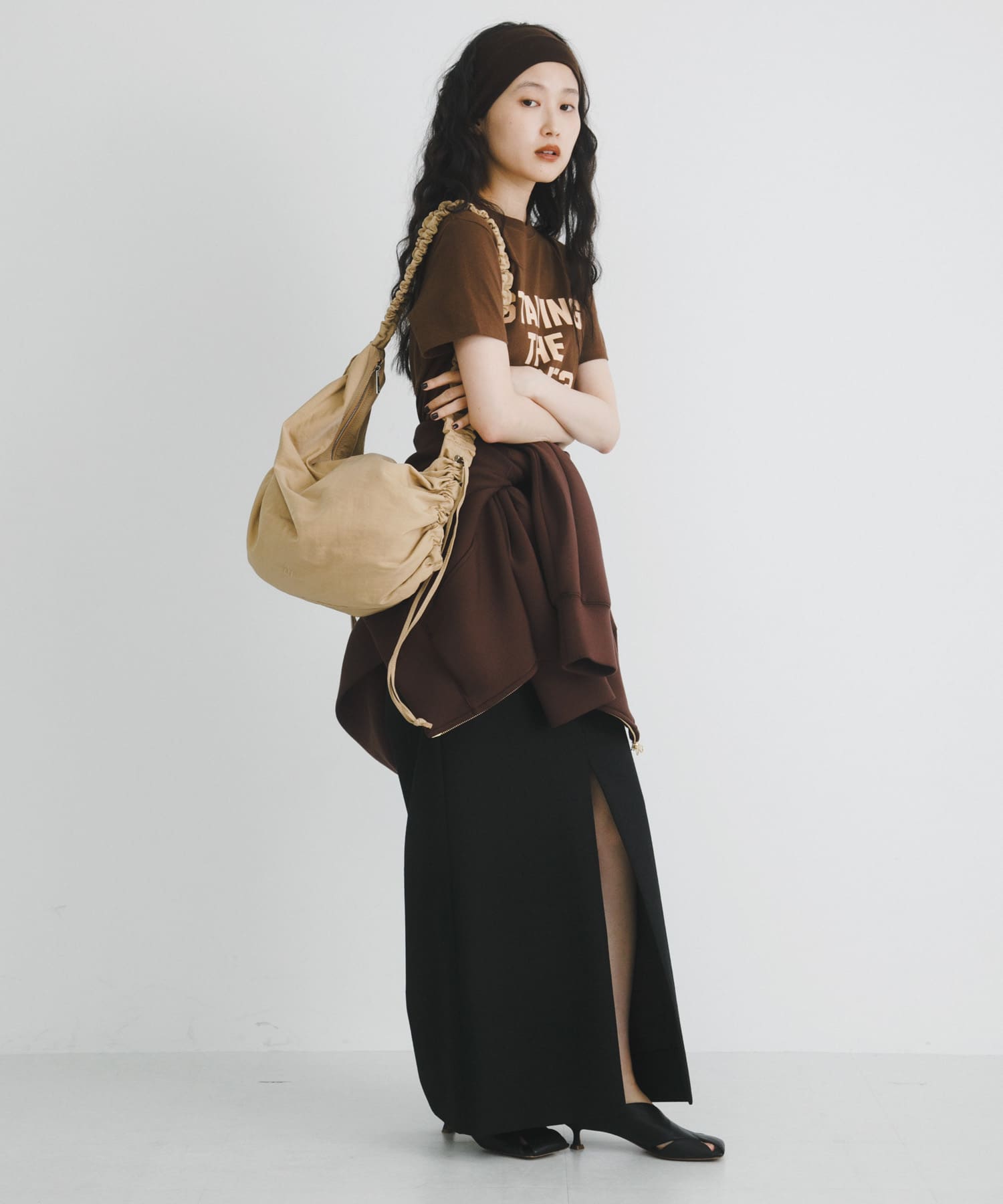 『Lsize』hun RODESKO　Gather big BEIGE one