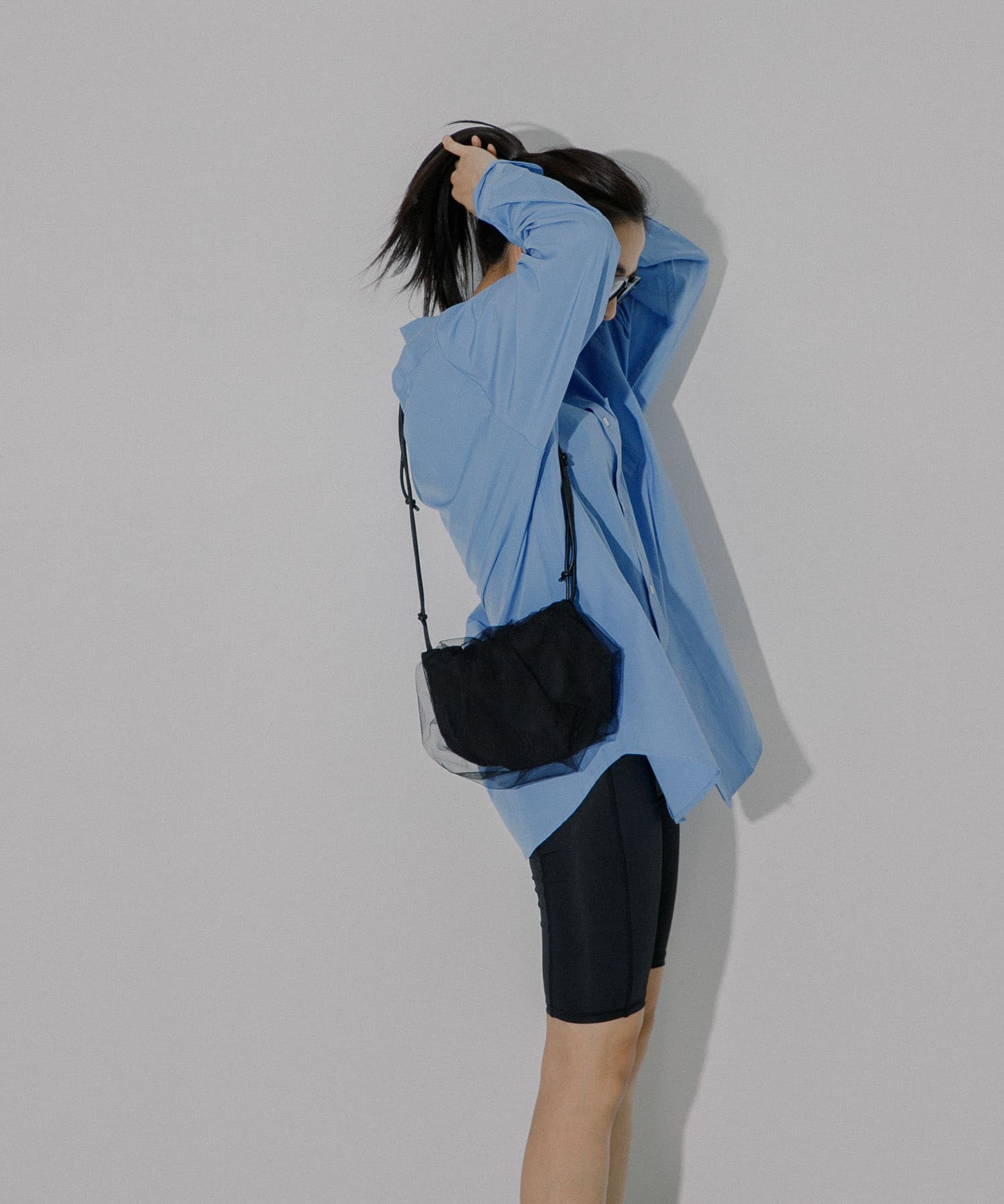 hun RODE SKO　Tulle mini BLACK one