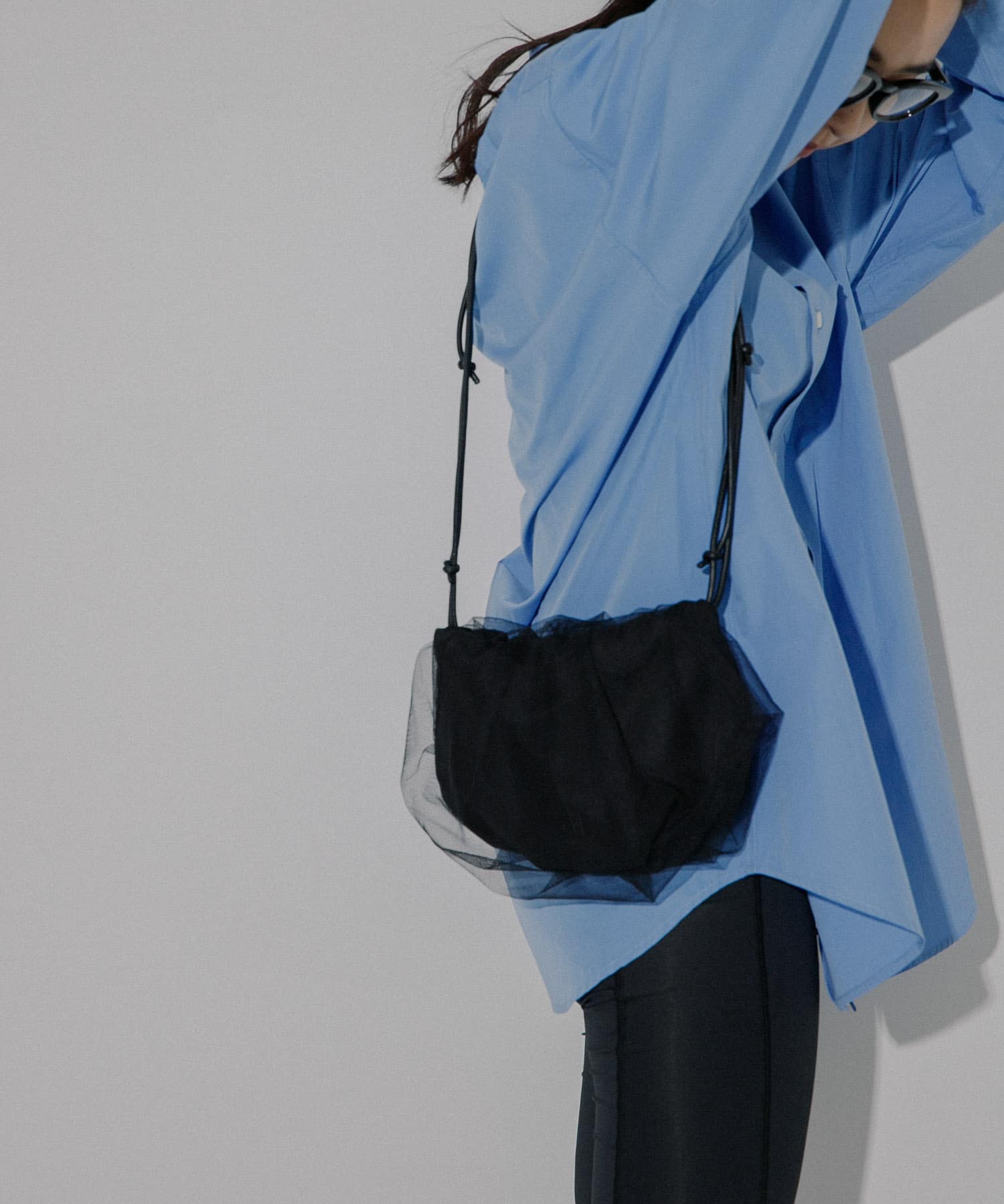hun RODE SKO　Tulle mini BLACK one