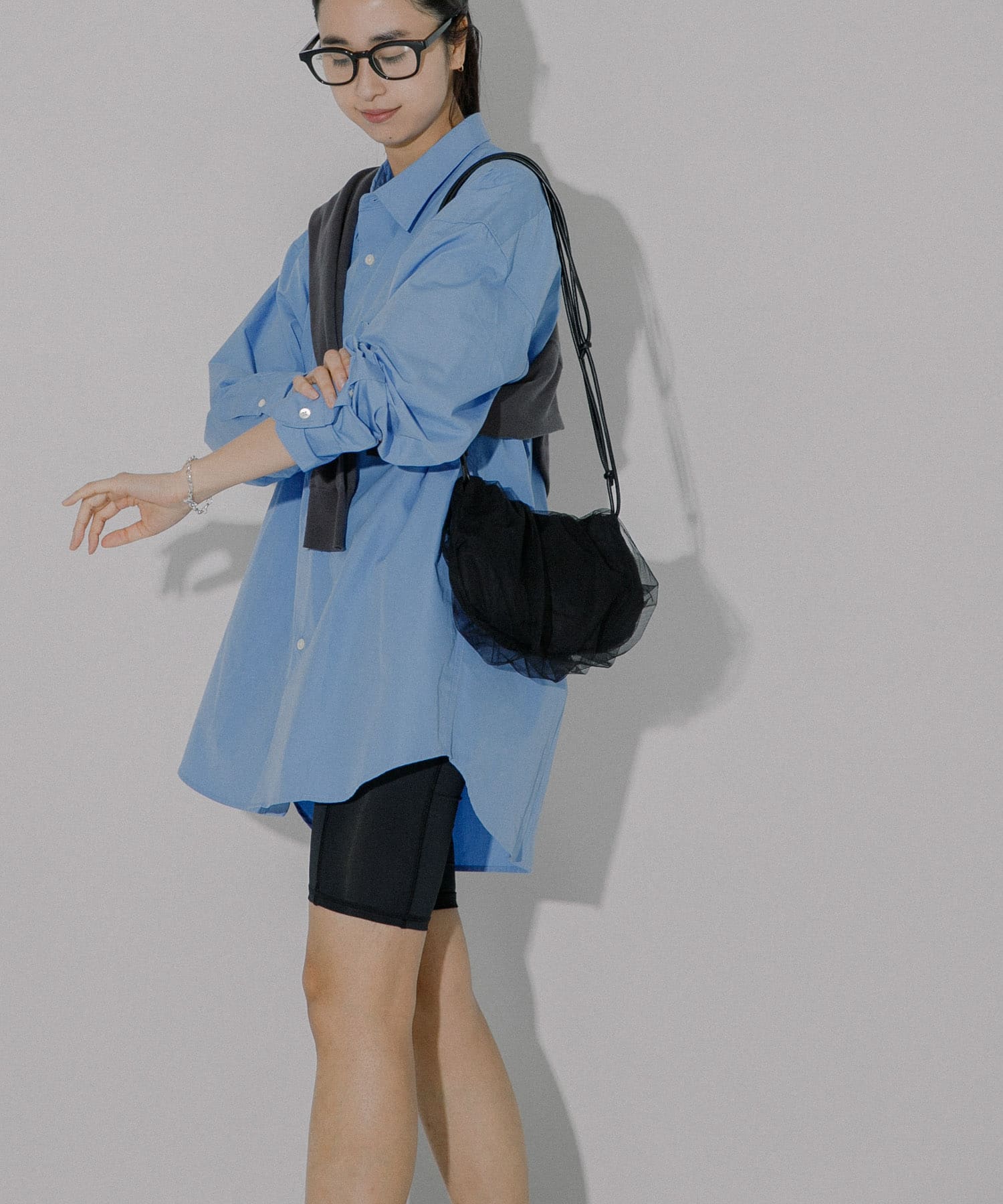 hun RODE SKO　Tulle mini BLACK one