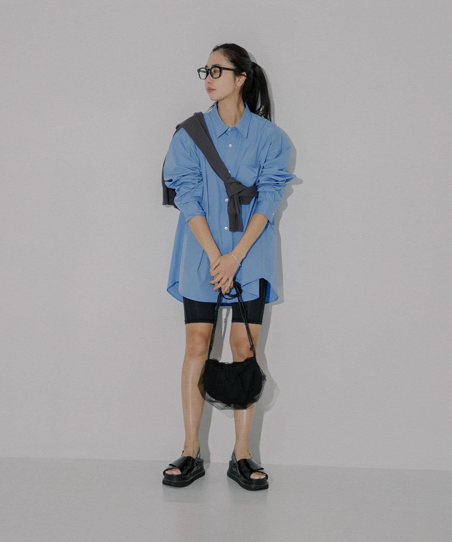 hun RODE SKO　Tulle mini BLACK one