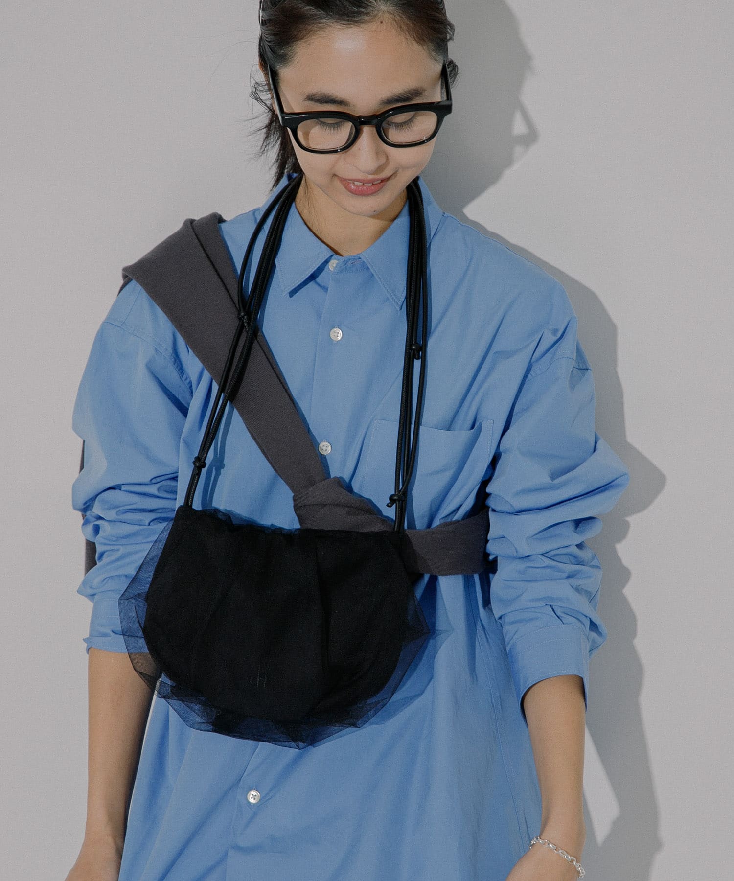 hun RODE SKO　Tulle mini BLACK one