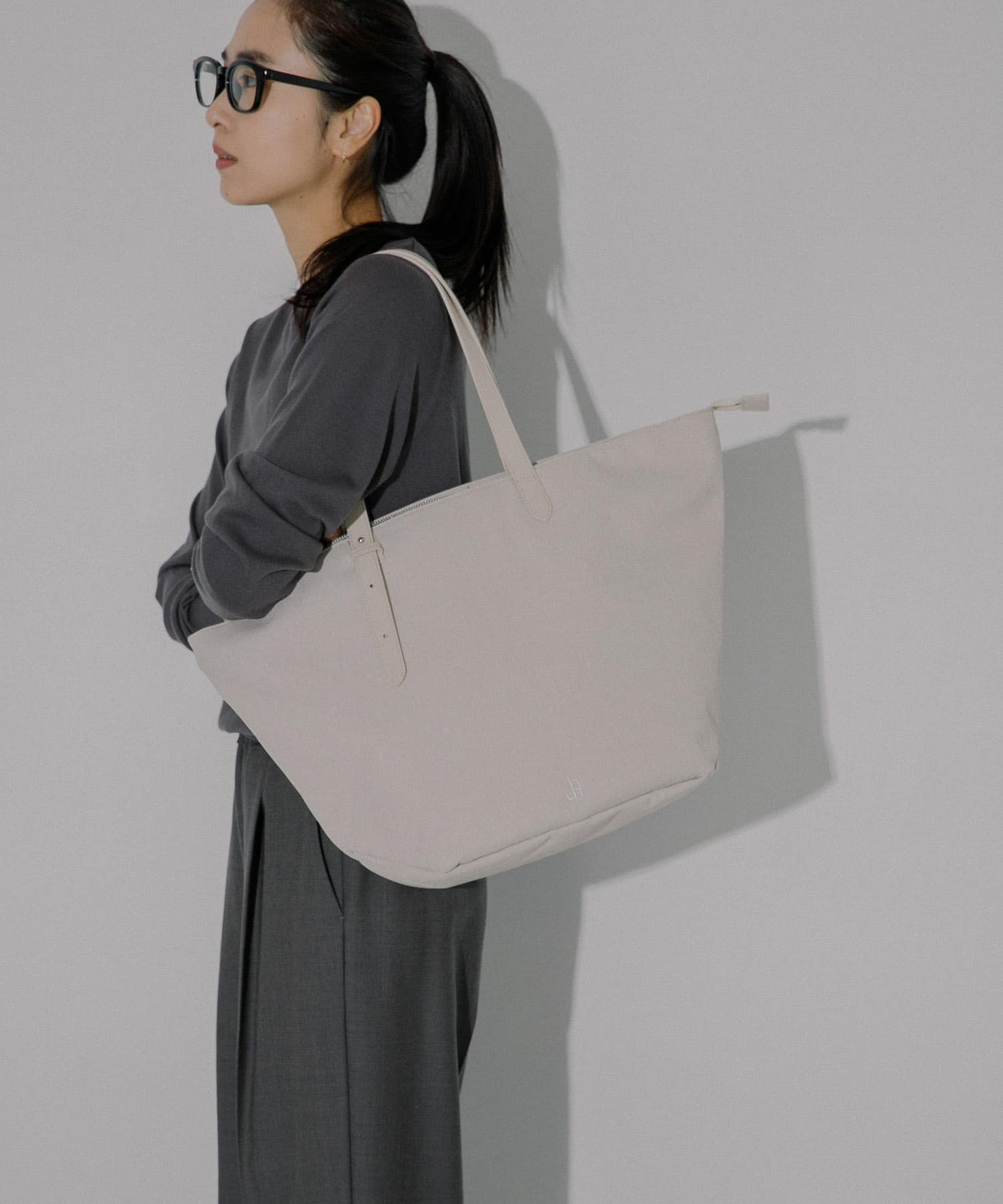 hun RODE SKO　Marbling tote SALLOW one