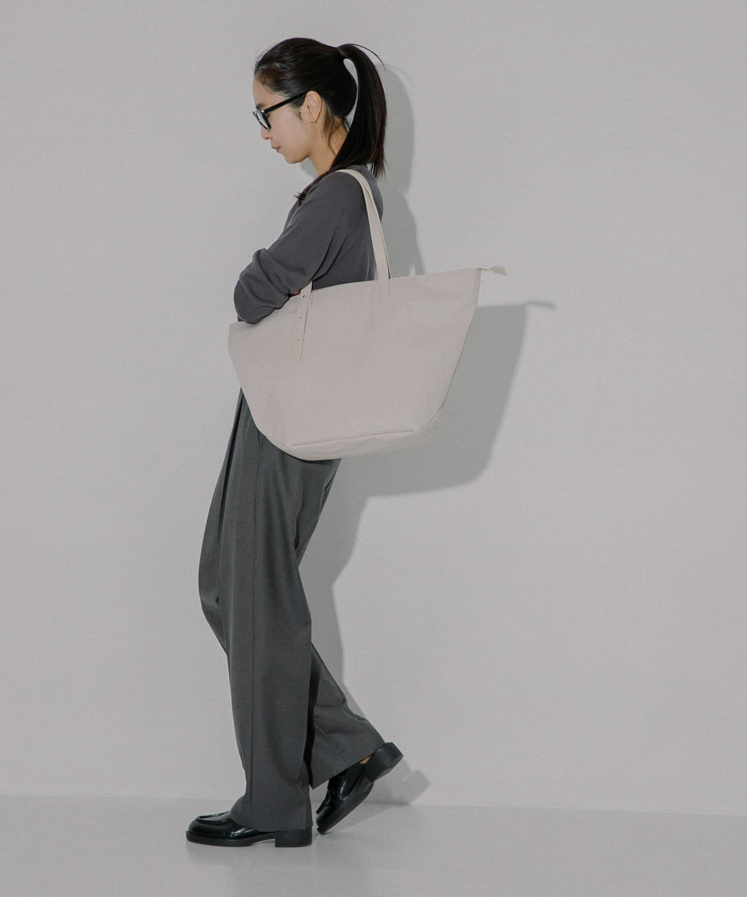 hun RODE SKO　Marbling tote SALLOW one