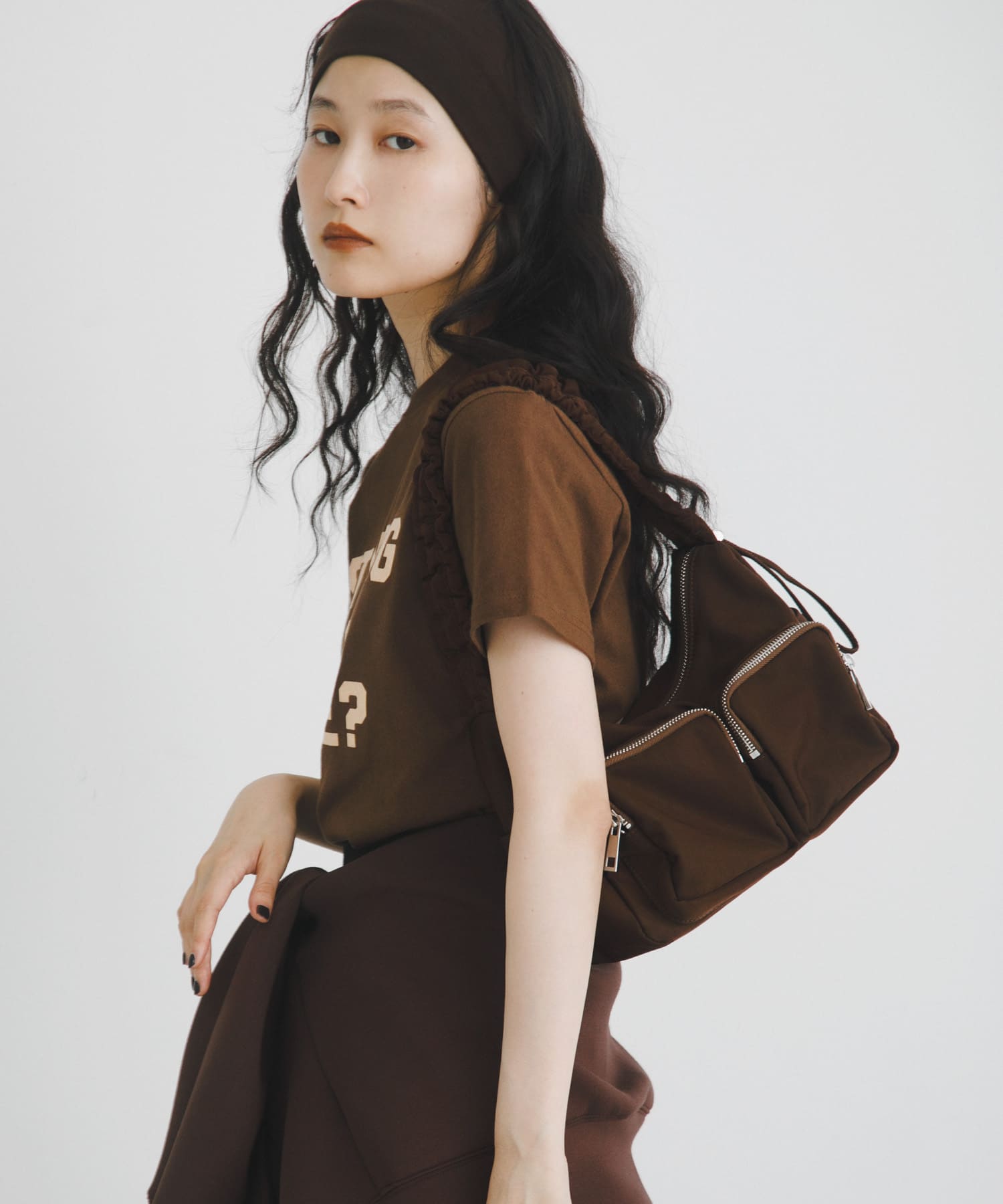 hun RODESKO　Gather pocket BROWN one