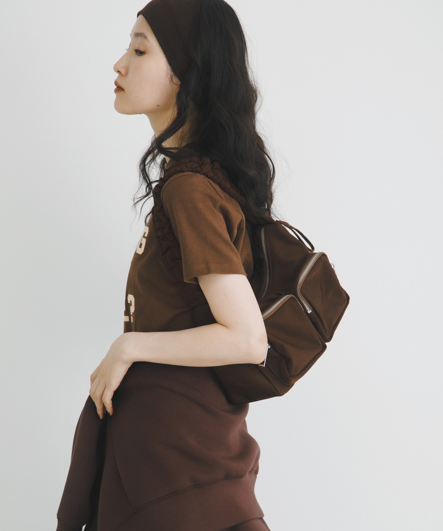 hun RODESKO　Gather pocket BROWN one