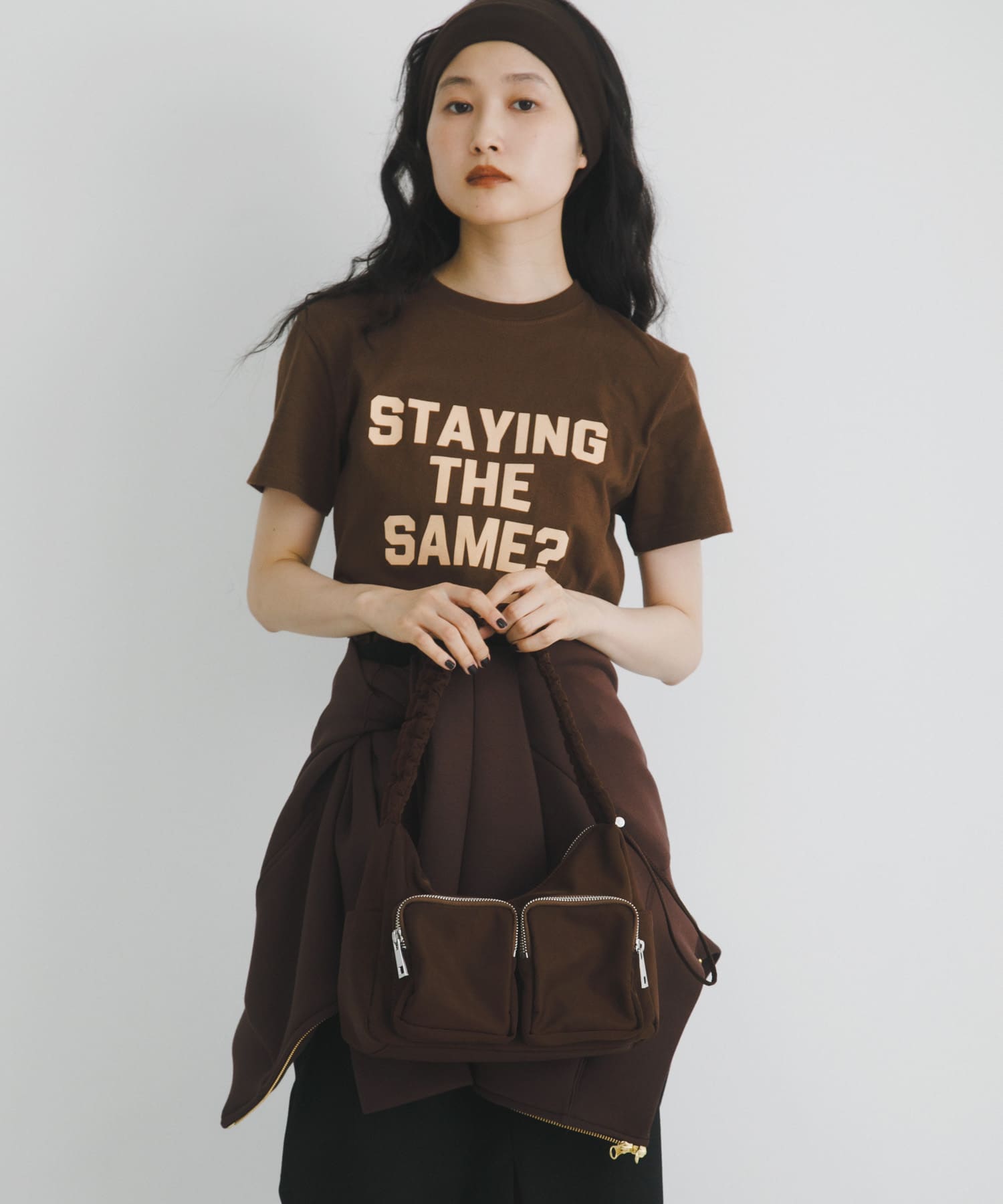 hun RODESKO　Gather pocket BROWN one