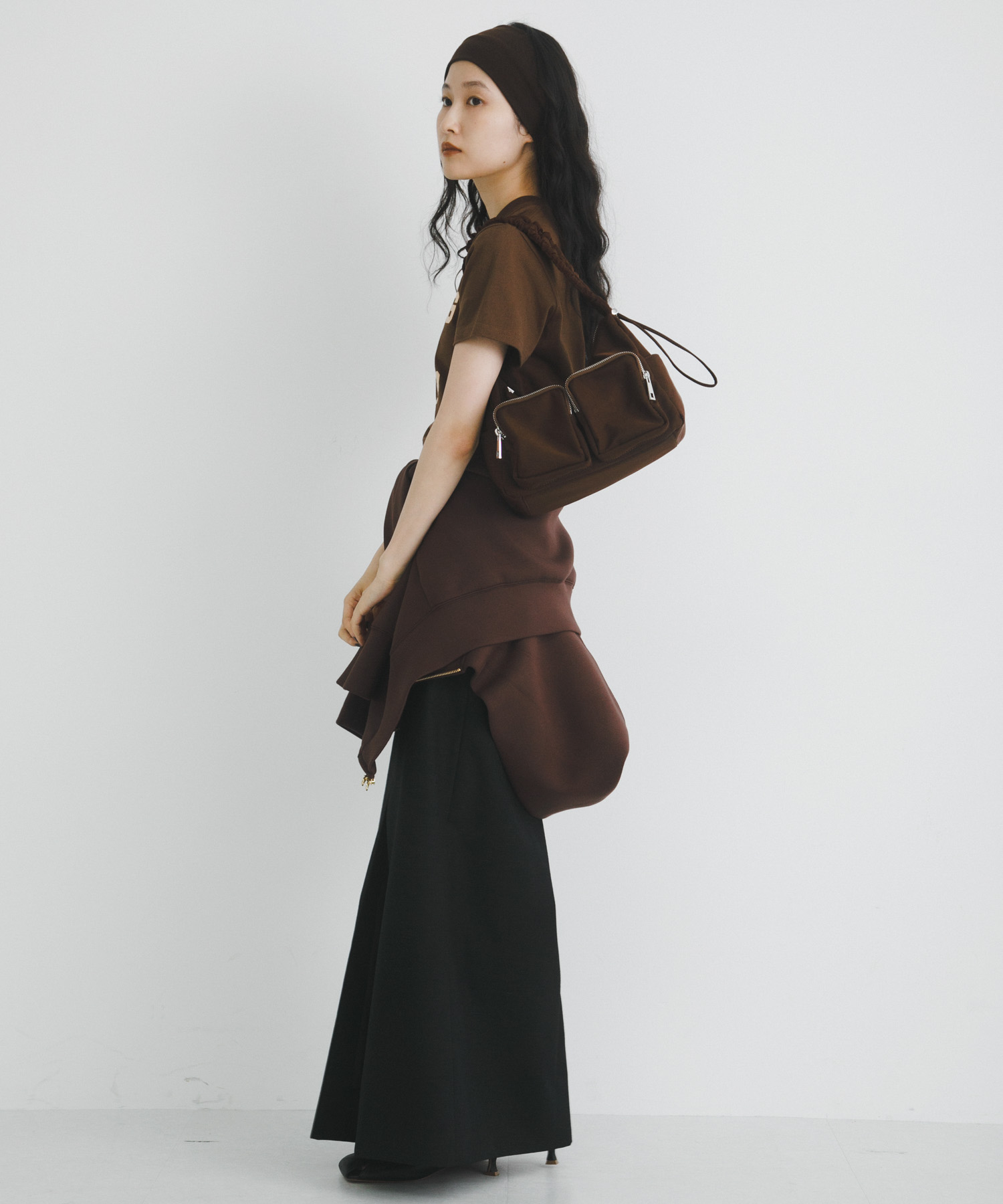 hun RODESKO　Gather pocket BROWN one
