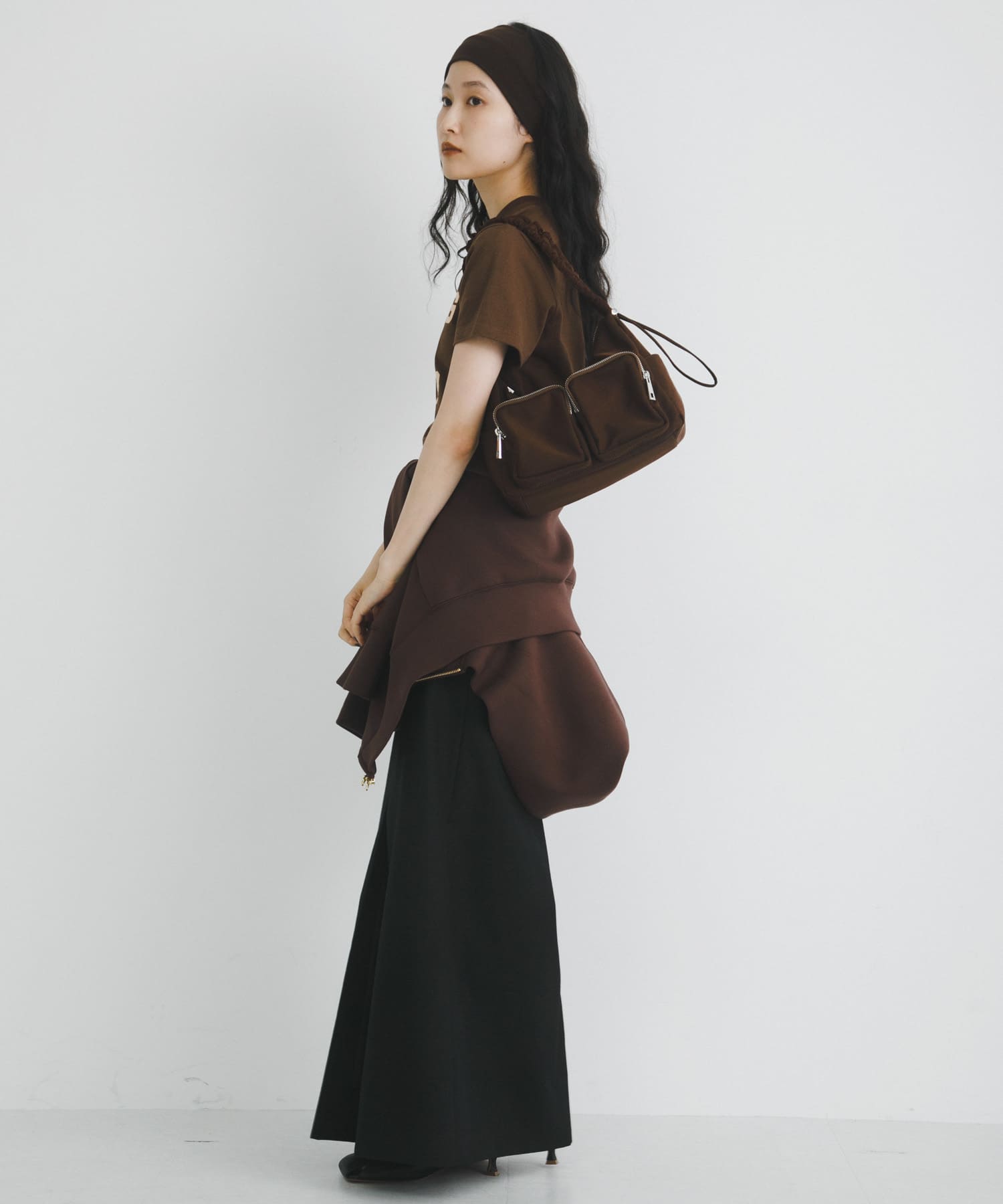 hun RODESKO　Gather pocket BROWN one