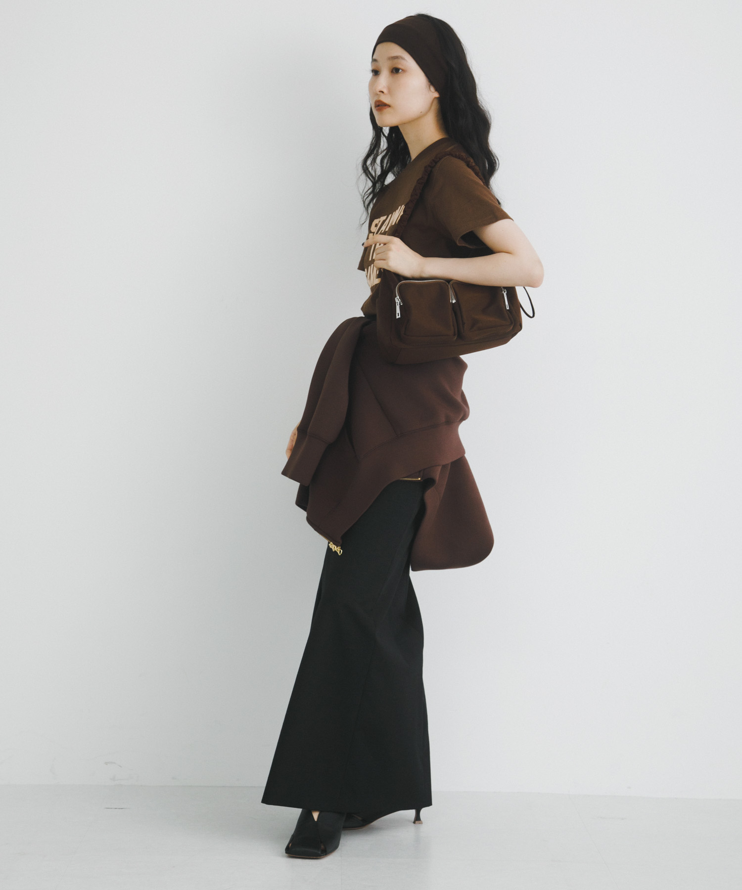 hun RODESKO　Gather pocket BROWN one