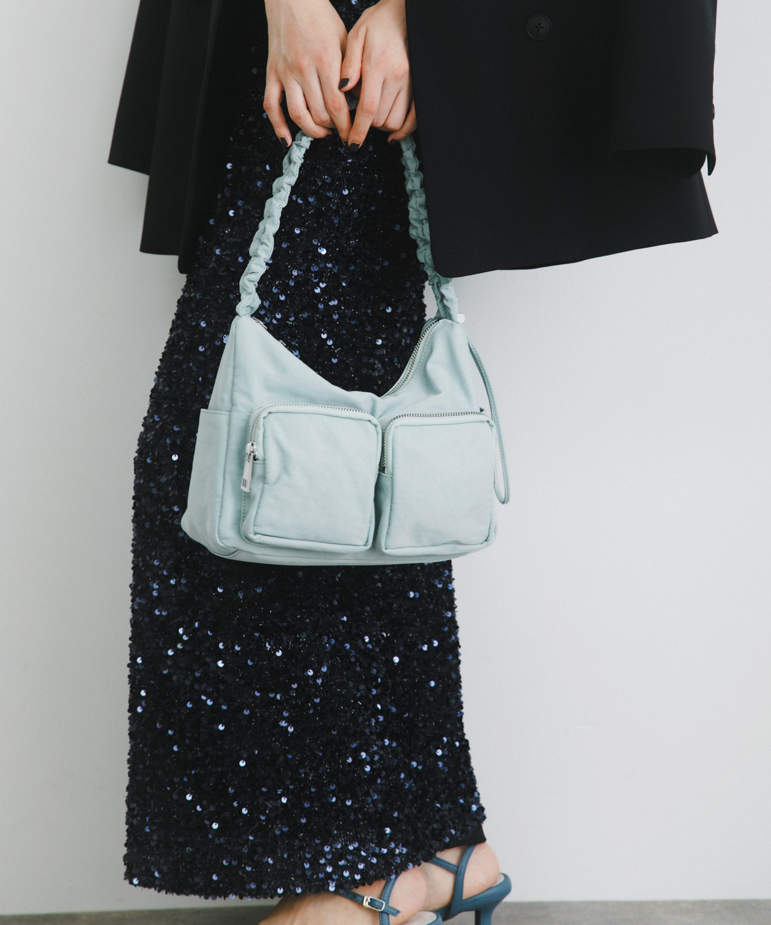 hun RODESKO　Gather pocket MINT BLUE one