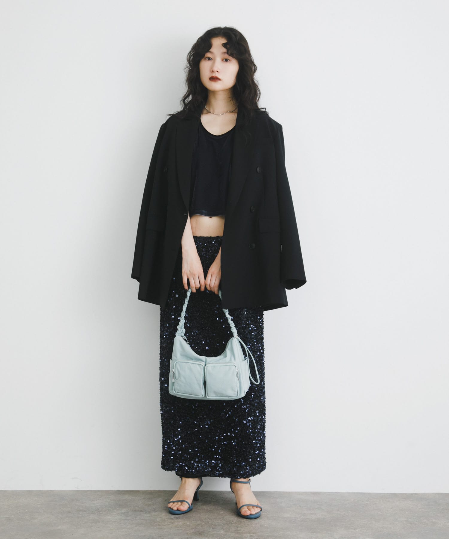 hun RODESKO　Gather pocket MINT BLUE one