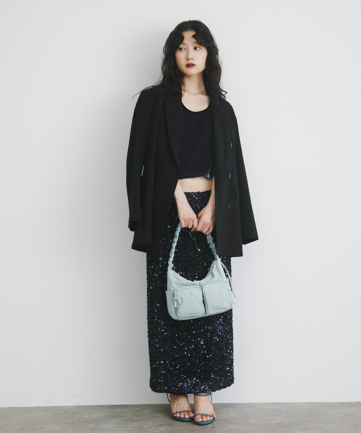hun RODESKO　Gather pocket MINT BLUE one