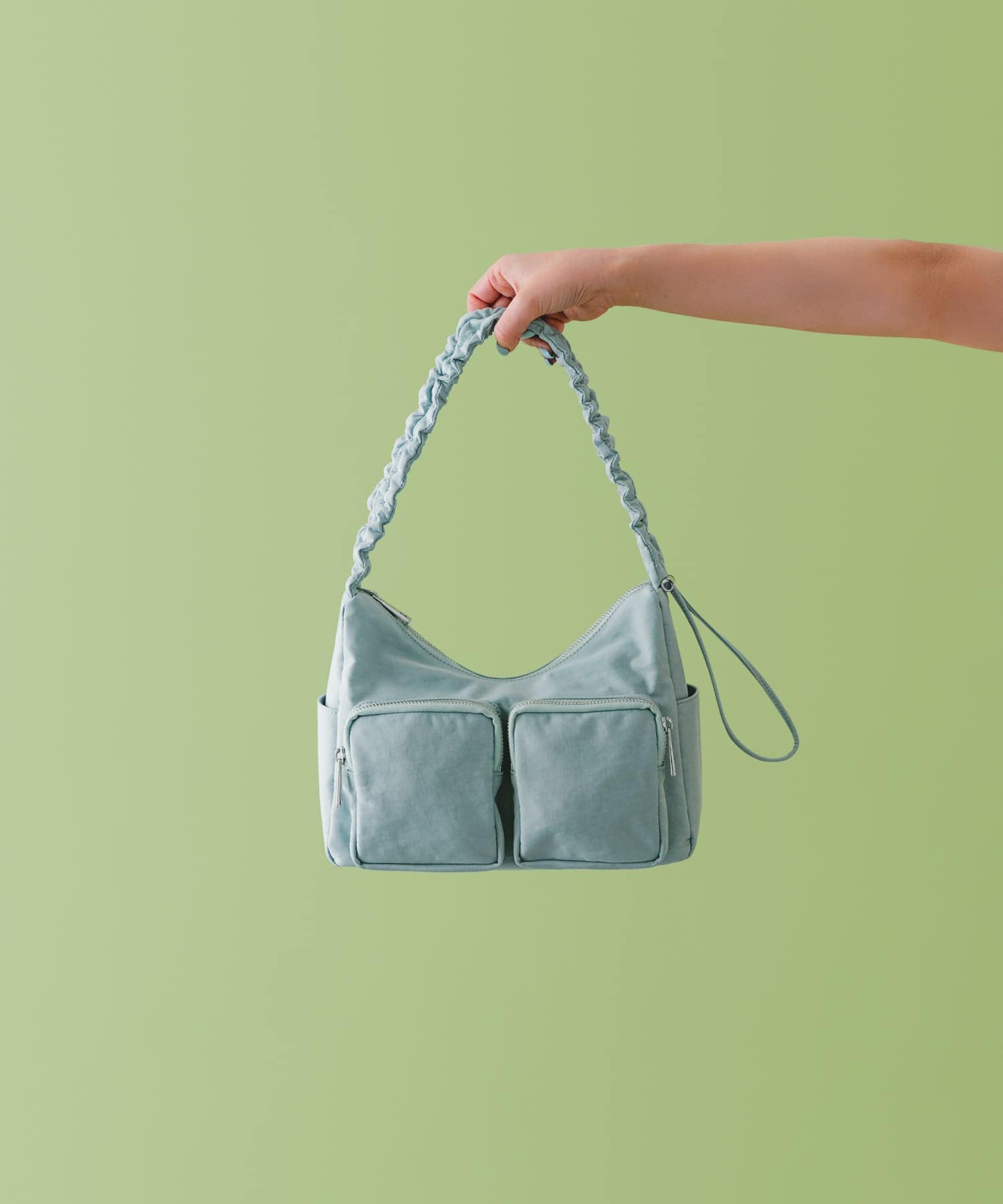 hun RODESKO　Gather pocket MINT BLUE one