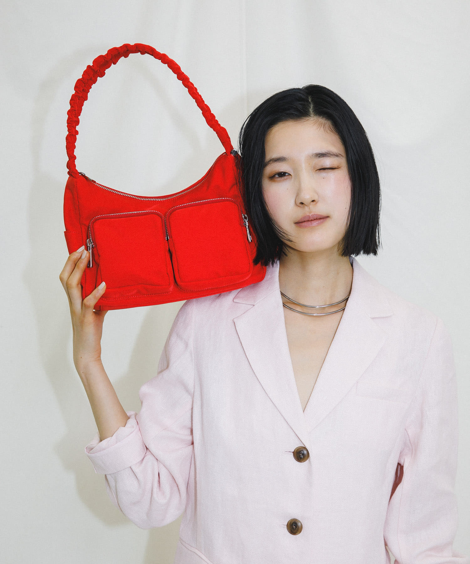 hun RODESKO　Gather pocket CHERRY one