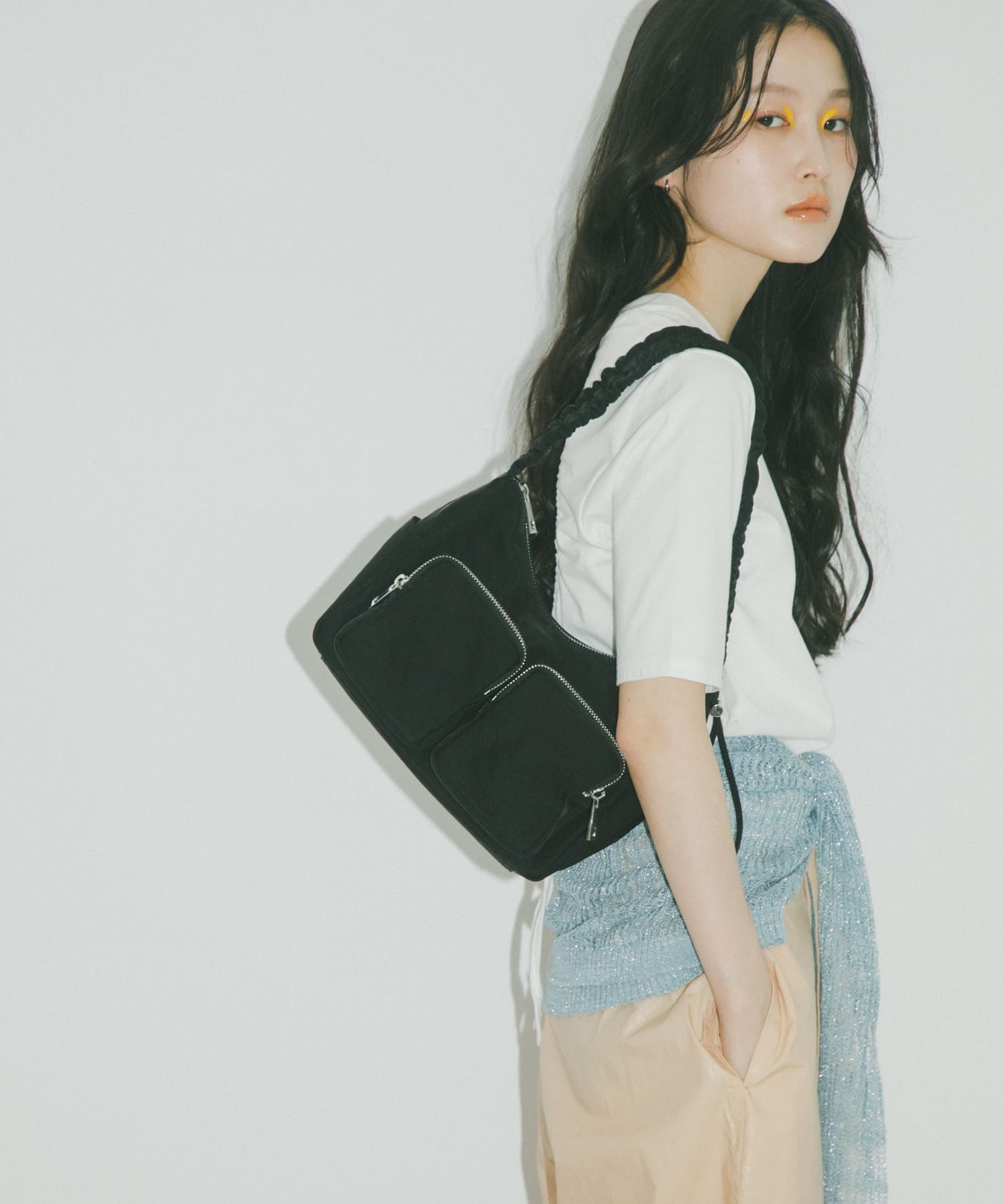 hun RODE SKO　Gather pocket BLACK one