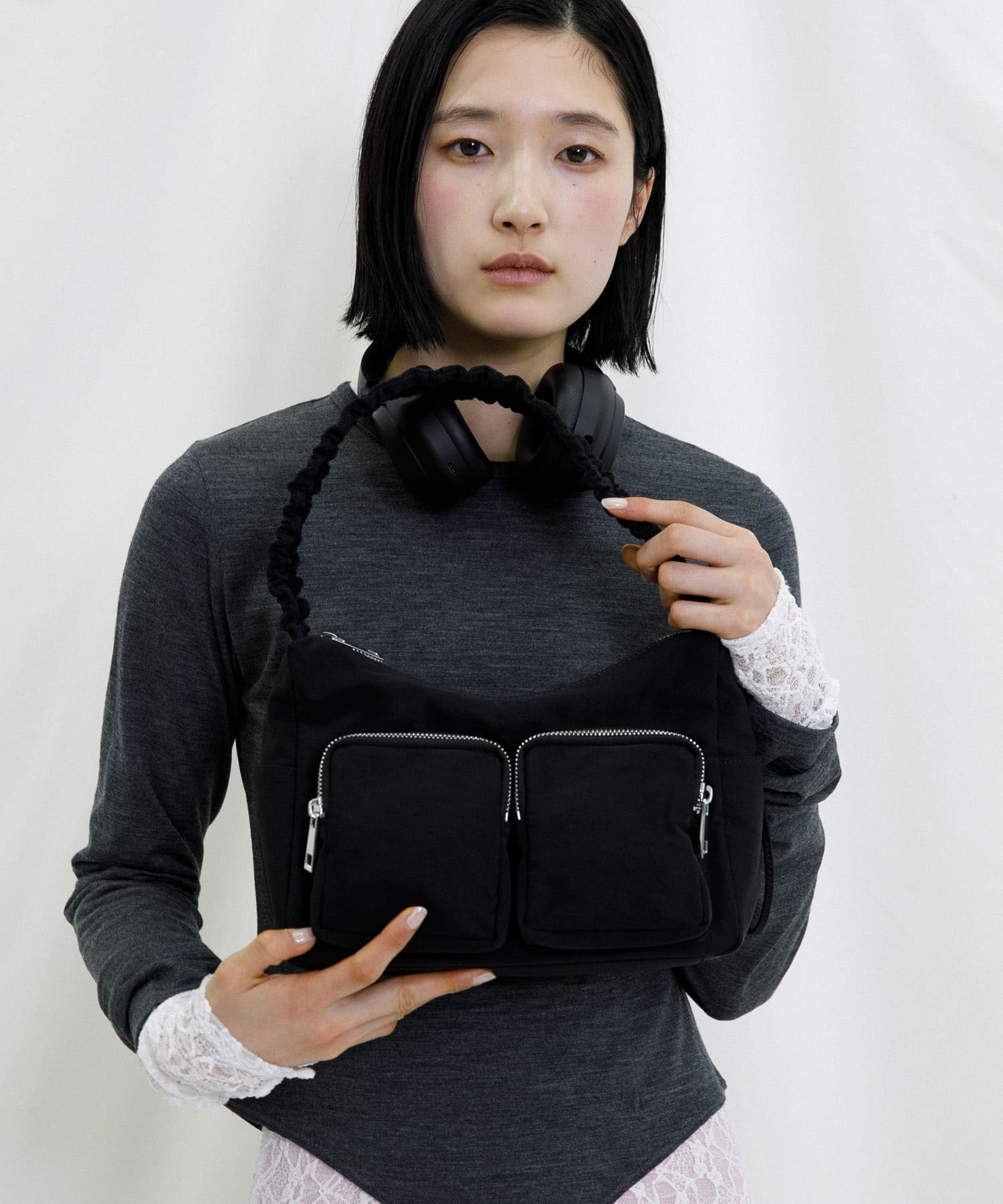 hun RODESKO　Gather pocket BLACK one