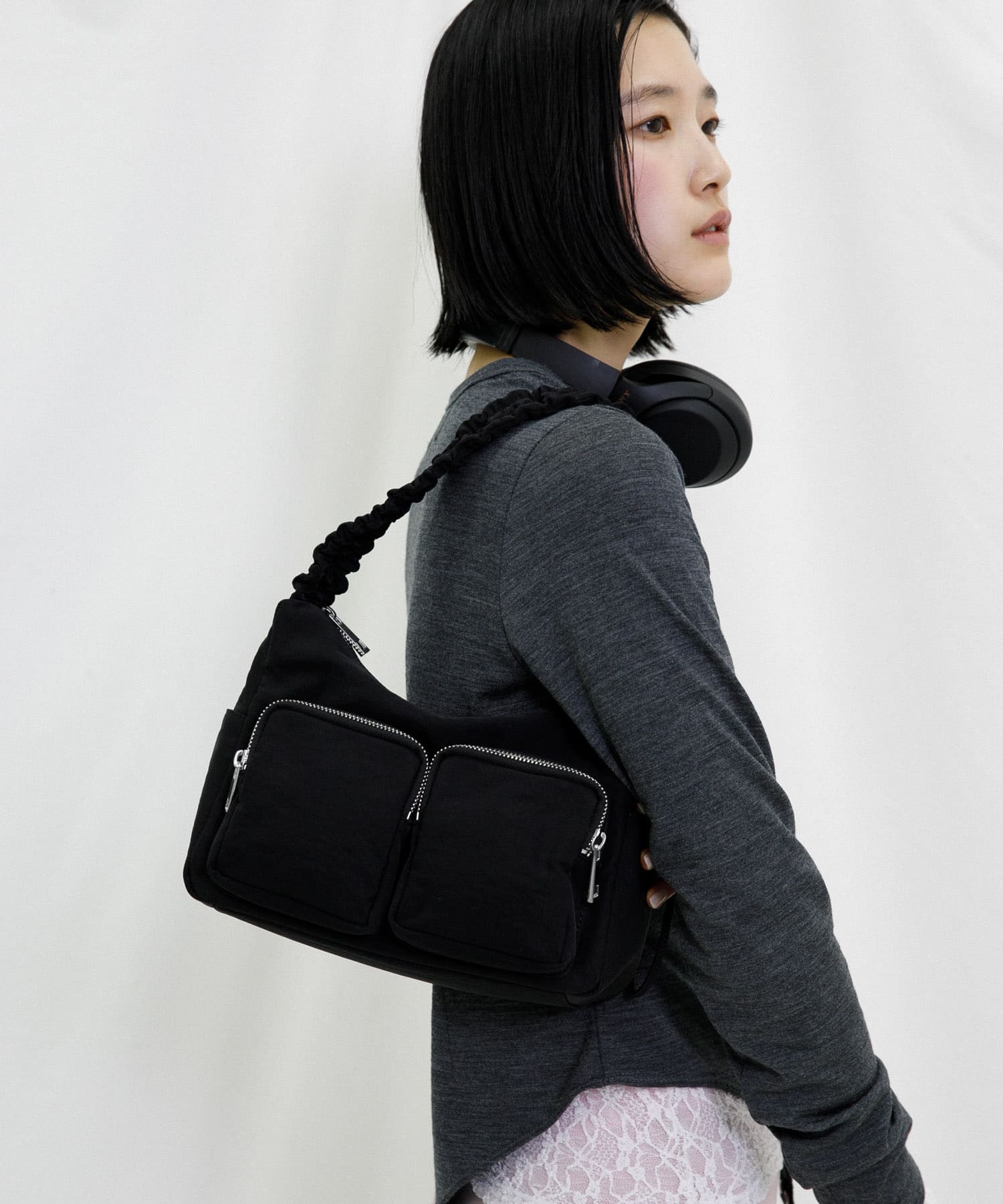 hun RODESKO　Gather pocket BLACK one