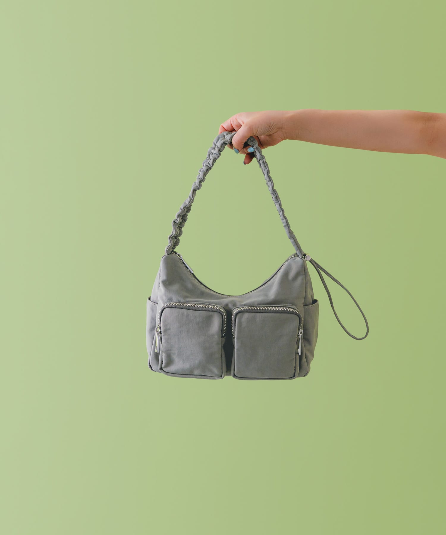 hun RODE SKO　Gather pocket GRAY one