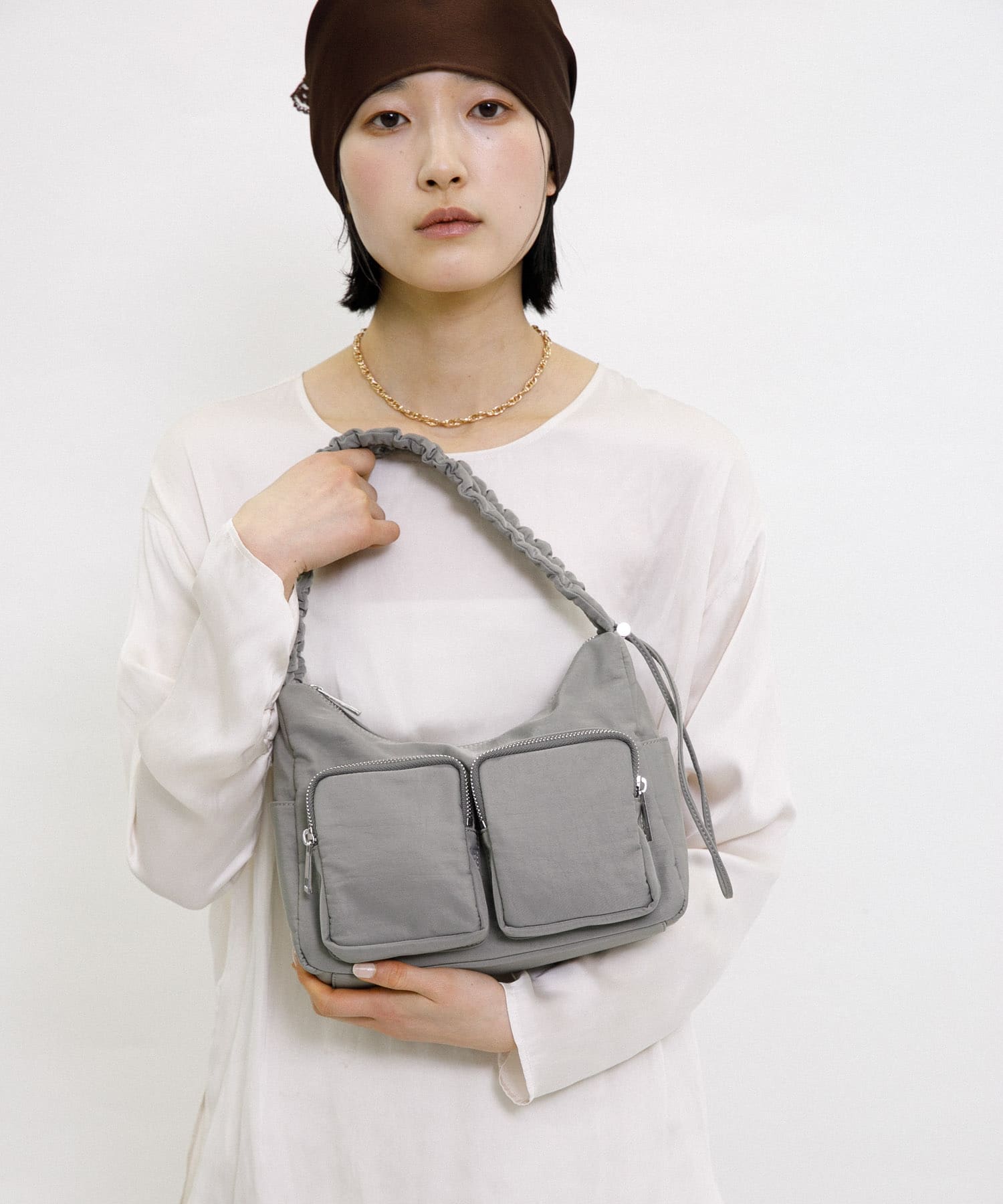 hun RODESKO　Gather pocket GRAY one